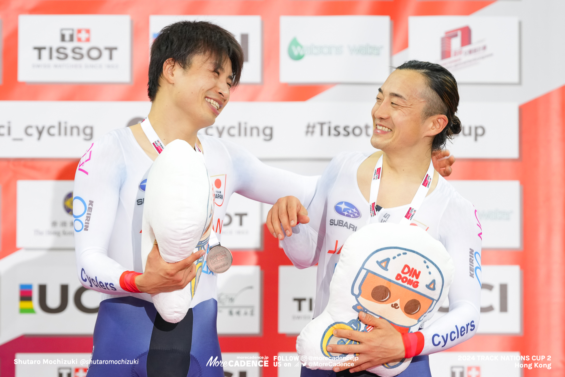 橋本英也, HASHIMOTO Eiya, 窪木一茂, KUBOKI Kazushige, JPN, 男子マディソン, MEN'S Madison, 2024トラックネーションズカップ 香港, 2024 UCI TRACK NATIONS CUP Hong Kong