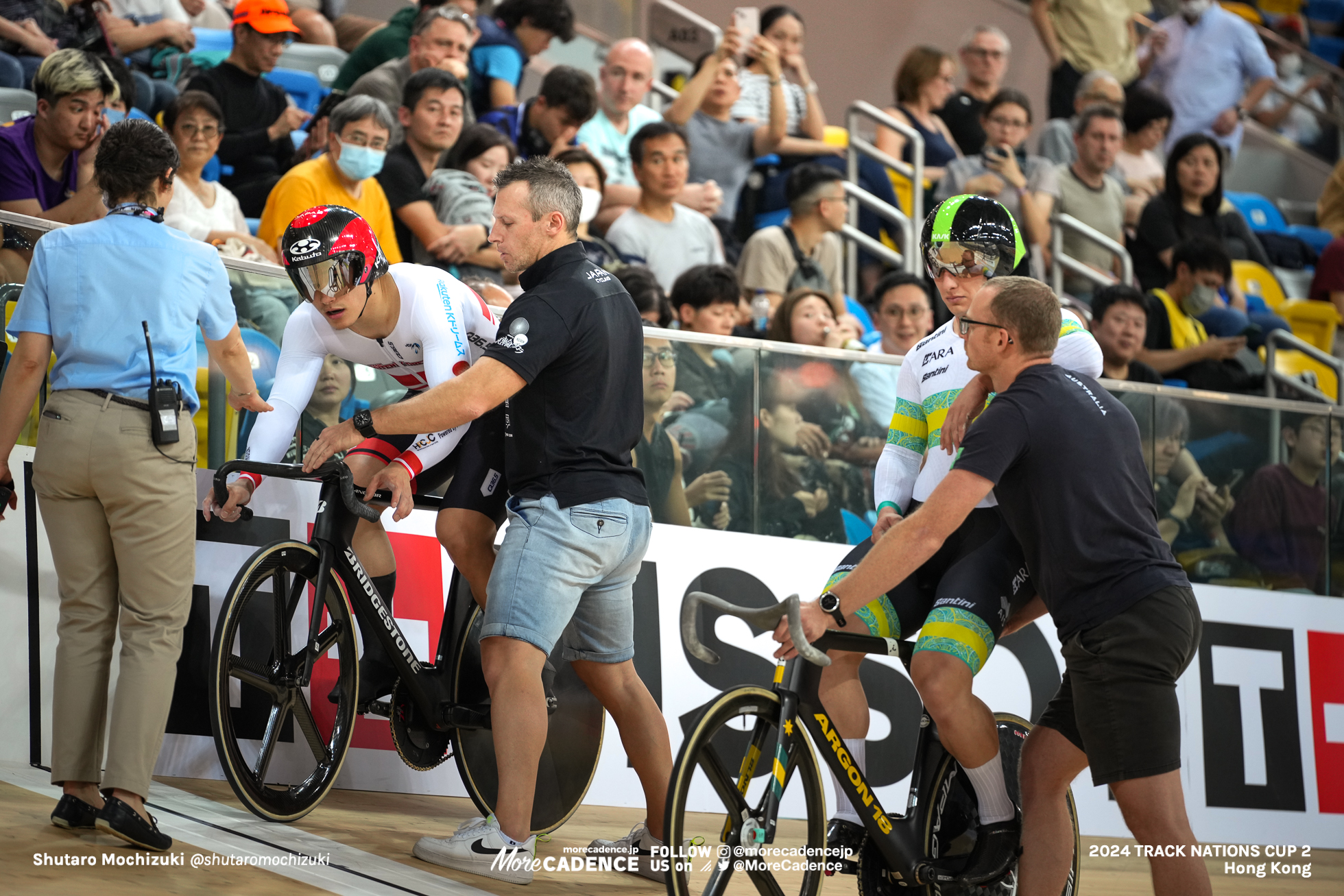 太田海也, OTA Kaiya, JPN, マシュー・リチャードソン, RICHARDSON Matthew, AUS, 男子スプリント 決勝, MEN'S Sprint Final for Gold, 2024トラックネーションズカップ 香港, 2024 UCI TRACK NATIONS CUP Hong Kong