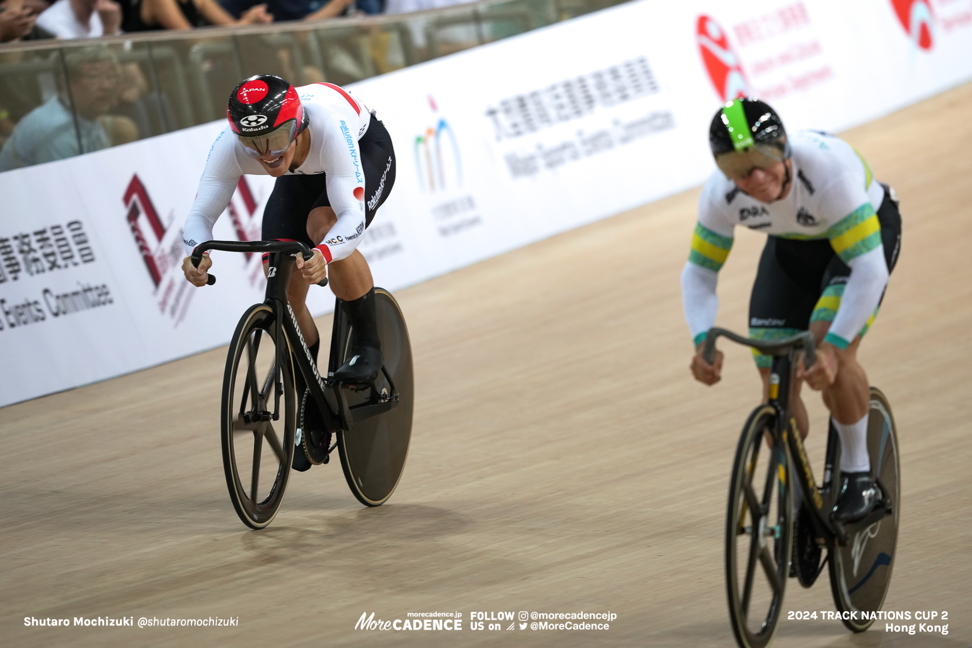 太田海也, OTA Kaiya, JPN, マシュー・リチャードソン, RICHARDSON Matthew, AUS, 男子スプリント 決勝, MEN'S Sprint Final for Gold, 2024トラックネーションズカップ 香港, 2024 UCI TRACK NATIONS CUP Hong Kong