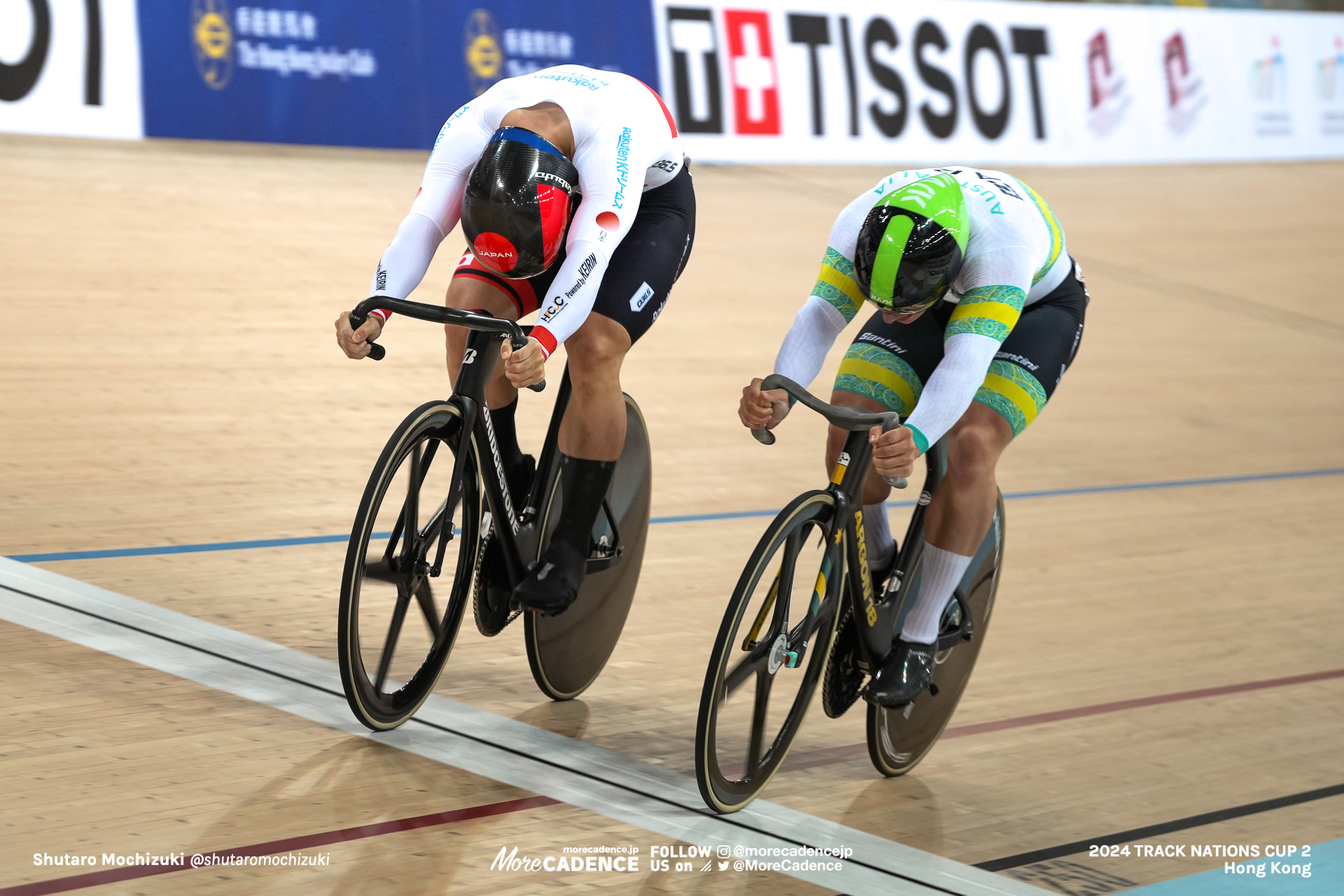 太田海也, OTA Kaiya, JPN, マシュー・リチャードソン, RICHARDSON Matthew, AUS, 男子スプリント 決勝, MEN'S Sprint Final for Gold, 2024トラックネーションズカップ 香港, 2024 UCI TRACK NATIONS CUP Hong Kong