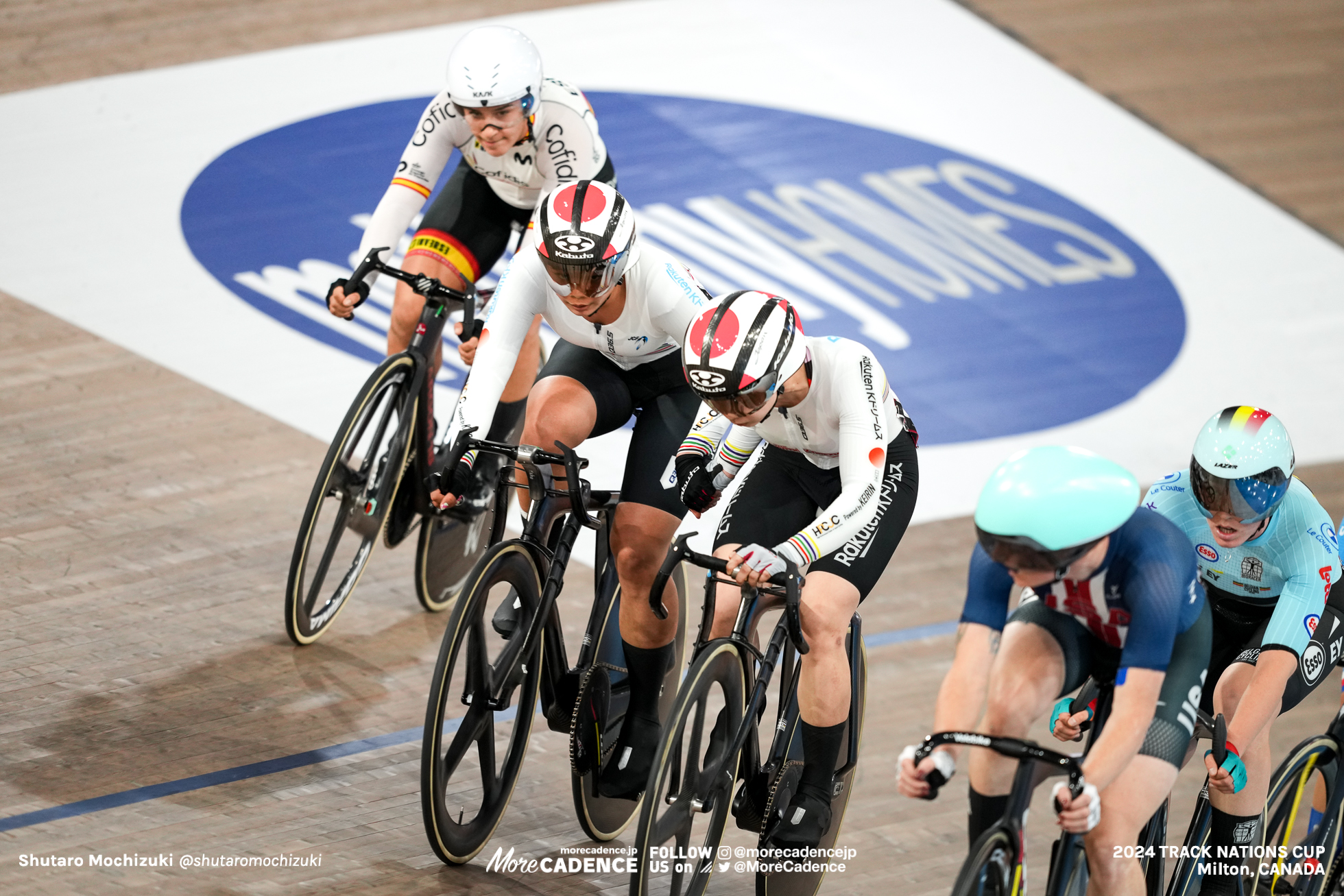 垣田真穂, KAKITA Maho, 内野艶和, UCHINO Tsuyaka, JPN, 女子マディソン 予選, WOMEN'S Madison Qualification Heat 1, 2024トラックネーションズカップ ミルトン, 2024 UCI TRACK NATIONS CUP Milton, Canada