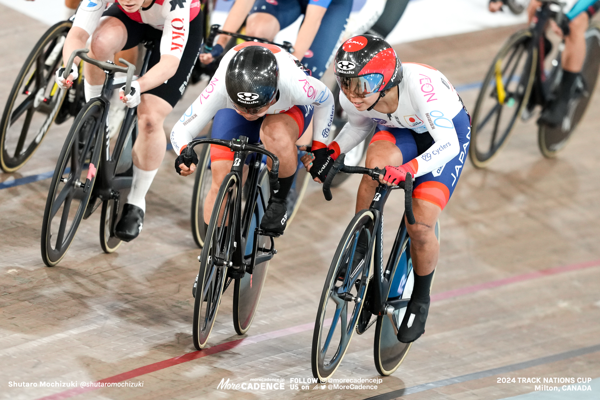 池田瑞紀, IKEDA Mizuki, 水谷彩奈, MIZUTANI Ayana, JPN, 女子マディソン, WOMEN'S Madison, 2024トラックネーションズカップ ミルトン, 2024 UCI TRACK NATIONS CUP Milton, Canada