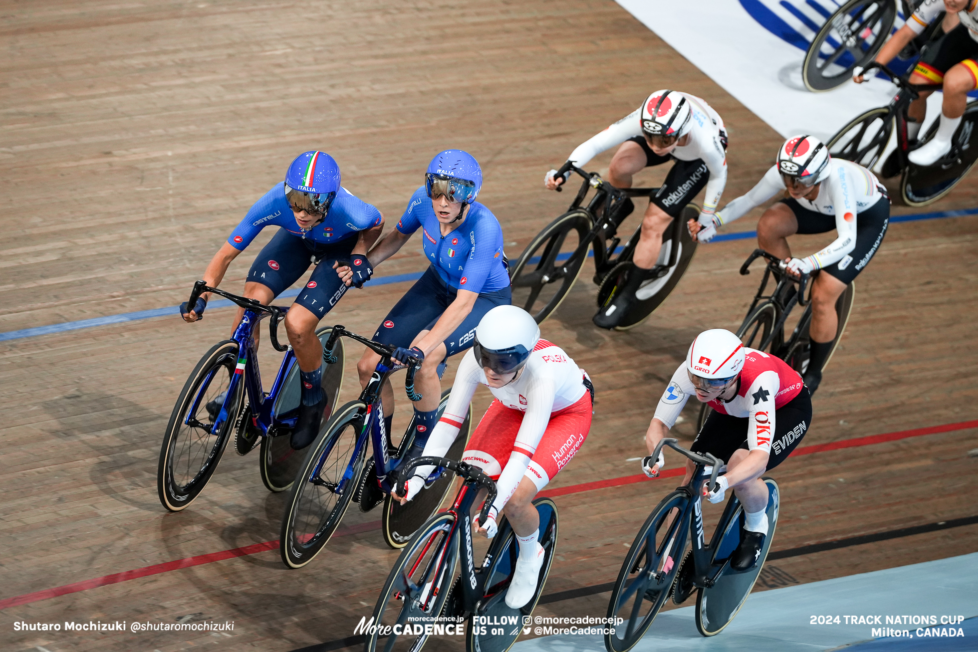 垣田真穂, KAKITA Maho, 内野艶和, UCHINO Tsuyaka, JPN, ヴィットーリア・グアッツィーニ, GUAZZINI Vittoria, エリサ・バルサモ, BALSAMO Elisa, ITA, 女子マディソン, WOMEN'S Madison, 2024トラックネーションズカップ ミルトン, 2024 UCI TRACK NATIONS CUP Milton, Canada