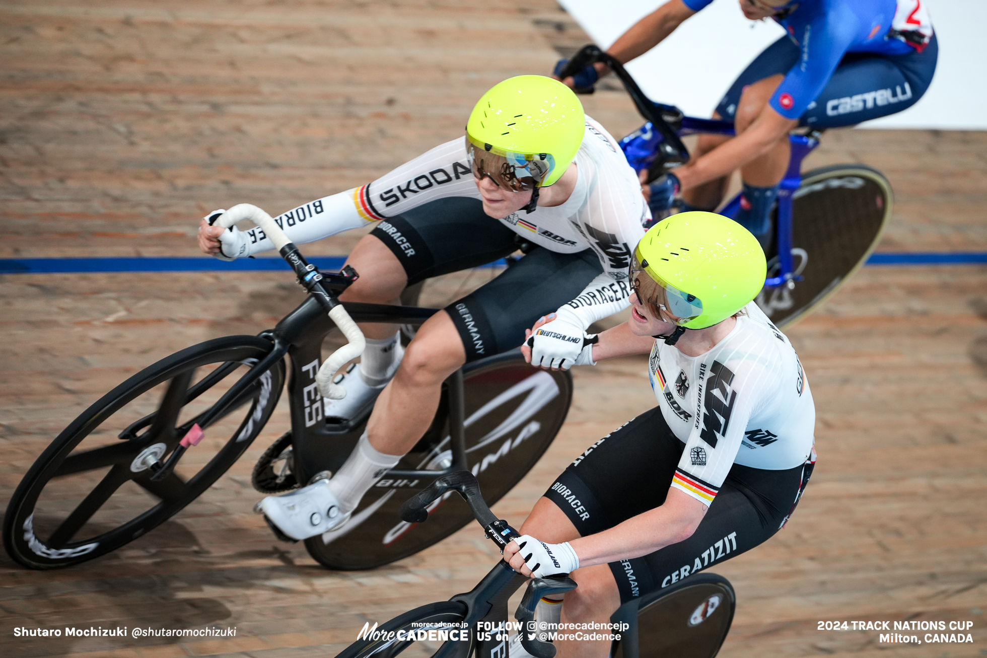 レナ シャーロット・ライスナー, REISSNER Lena Charlotte, フランチスカ・ブラウス, BRAUSSE Franziska, GER, 女子マディソン, WOMEN'S Madison, 2024トラックネーションズカップ ミルトン, 2024 UCI TRACK NATIONS CUP Milton, Canada