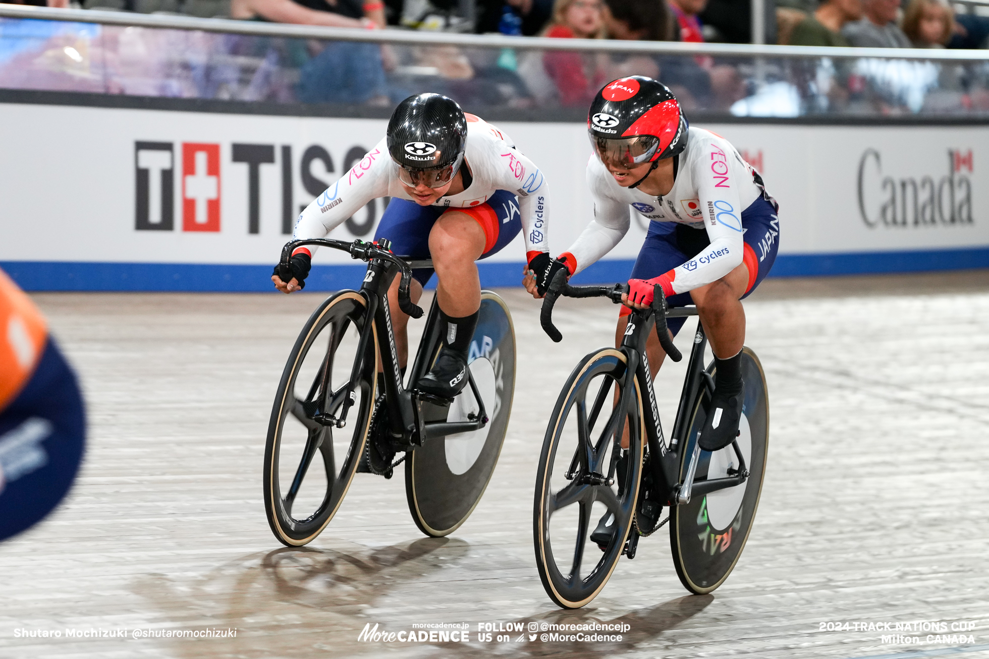 池田瑞紀, IKEDA Mizuki, 水谷彩奈, MIZUTANI Ayana, JPN, 女子マディソン, WOMEN'S Madison, 2024トラックネーションズカップ ミルトン, 2024 UCI TRACK NATIONS CUP Milton, Canada