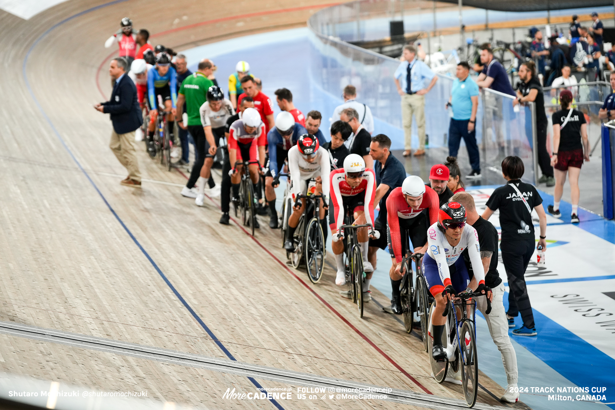 窪木一茂, KUBOKI Kazushige, JPN, ディラン・ビビック, BIBIC Dylan, CAN, 男子オムニアム エリミネーション, MEN'S Omnium Elimination Race, 2024トラックネーションズカップ ミルトン, 2024 UCI TRACK NATIONS CUP Milton, Canada