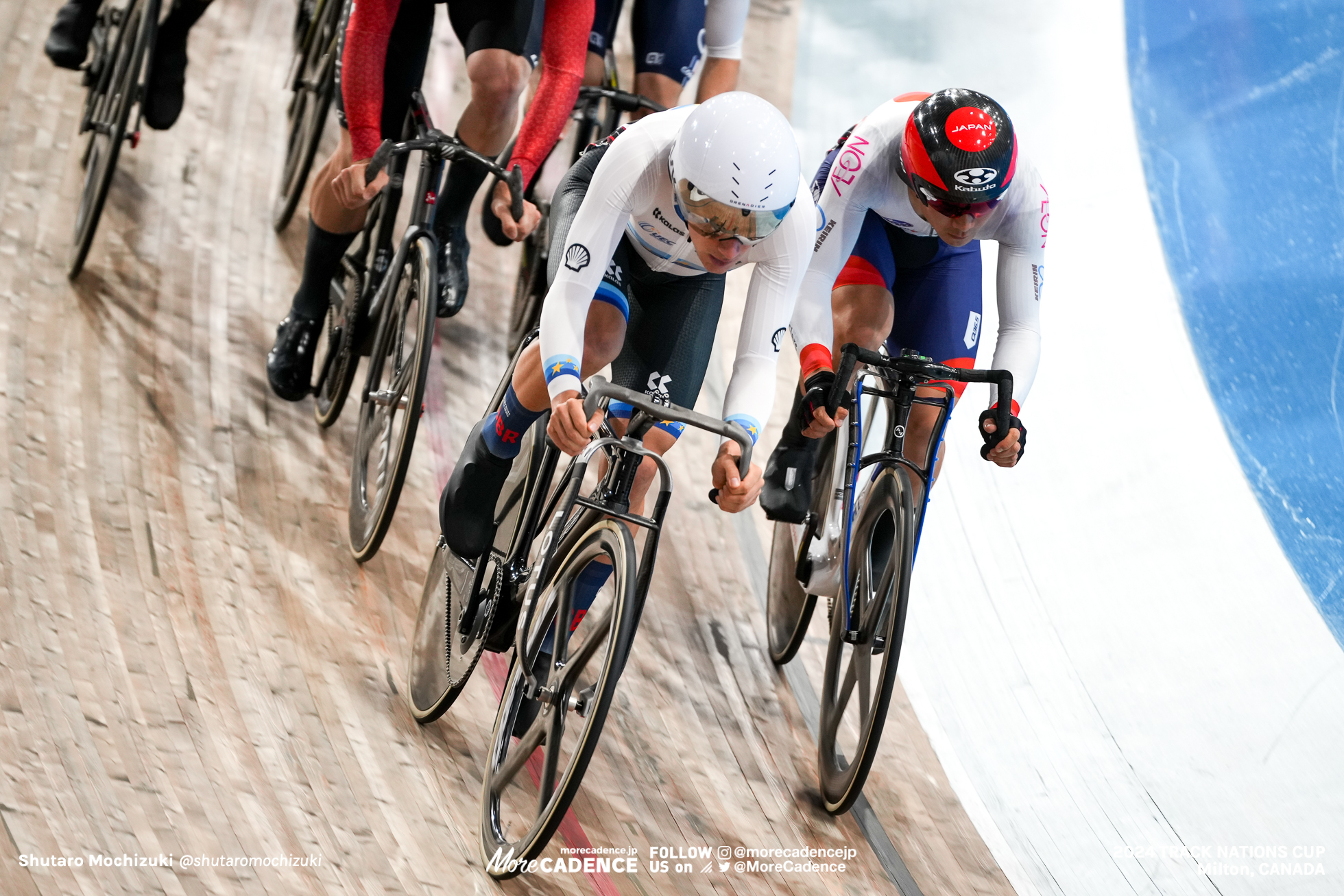 窪木一茂, KUBOKI Kazushige, JPN, イーサン・ハイター, HAYTER Ethan Edward, GBR, 男子オムニアム エリミネーション, MEN'S Omnium Elimination Race, 2024トラックネーションズカップ ミルトン, 2024 UCI TRACK NATIONS CUP Milton, Canada