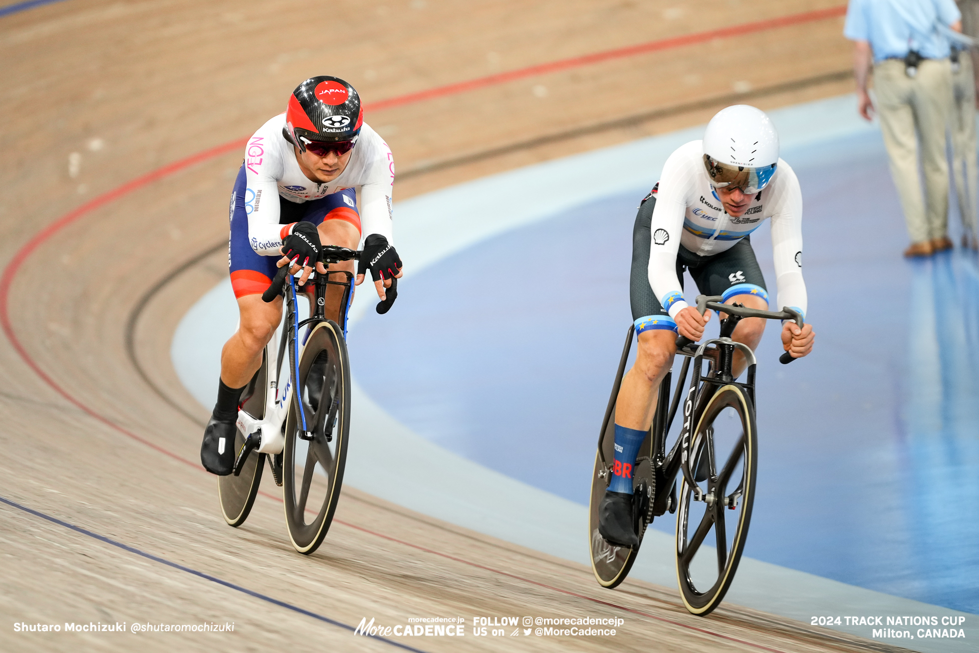 窪木一茂, KUBOKI Kazushige, JPN, イーサン・ハイター, HAYTER Ethan Edward, GBR, 男子オムニアム エリミネーション, MEN'S Omnium Elimination Race, 2024トラックネーションズカップ ミルトン, 2024 UCI TRACK NATIONS CUP Milton, Canada