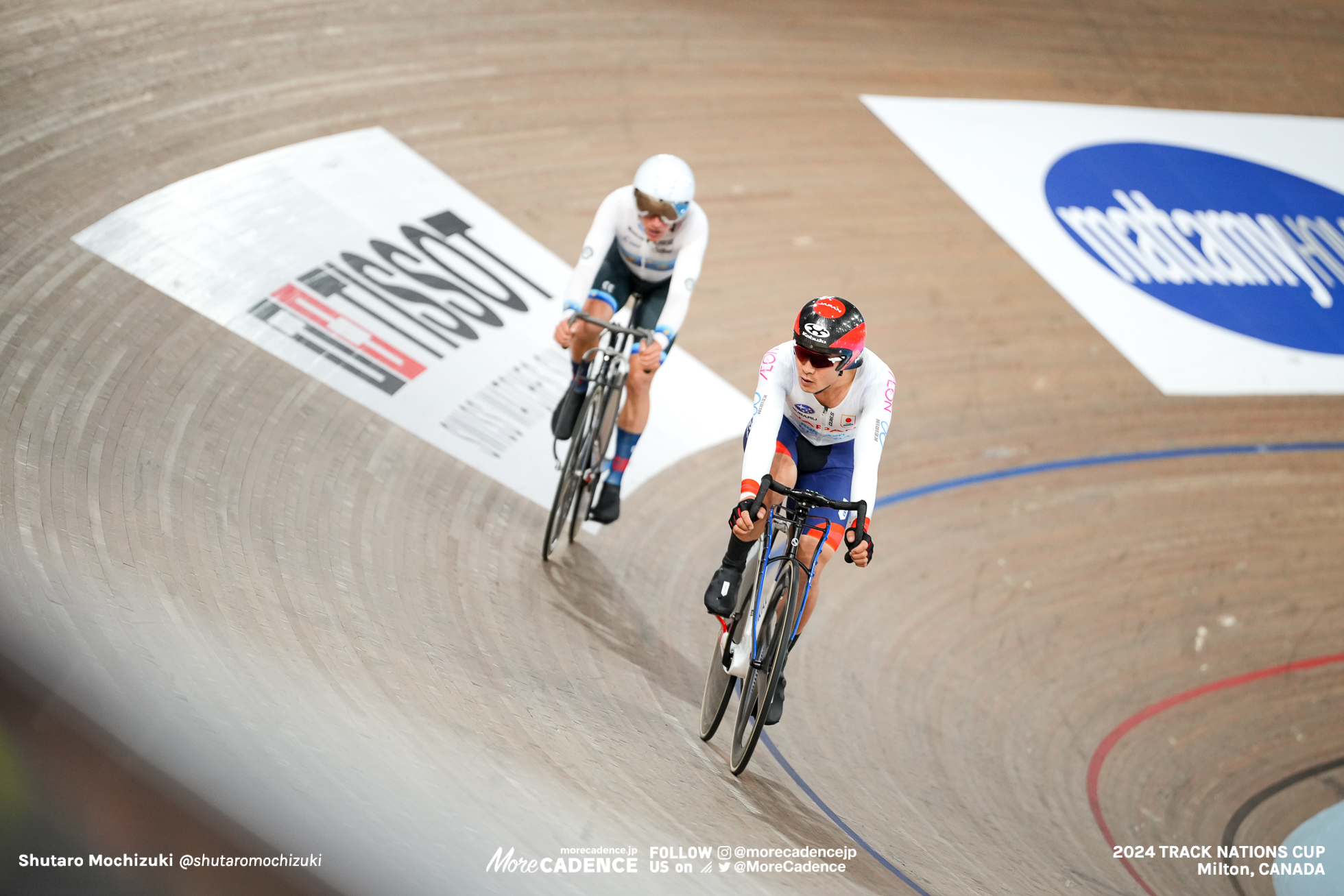 窪木一茂, KUBOKI Kazushige, JPN, イーサン・ハイター, HAYTER Ethan Edward, GBR, 男子オムニアム エリミネーション, MEN'S Omnium Elimination Race, 2024トラックネーションズカップ ミルトン, 2024 UCI TRACK NATIONS CUP Milton, Canada