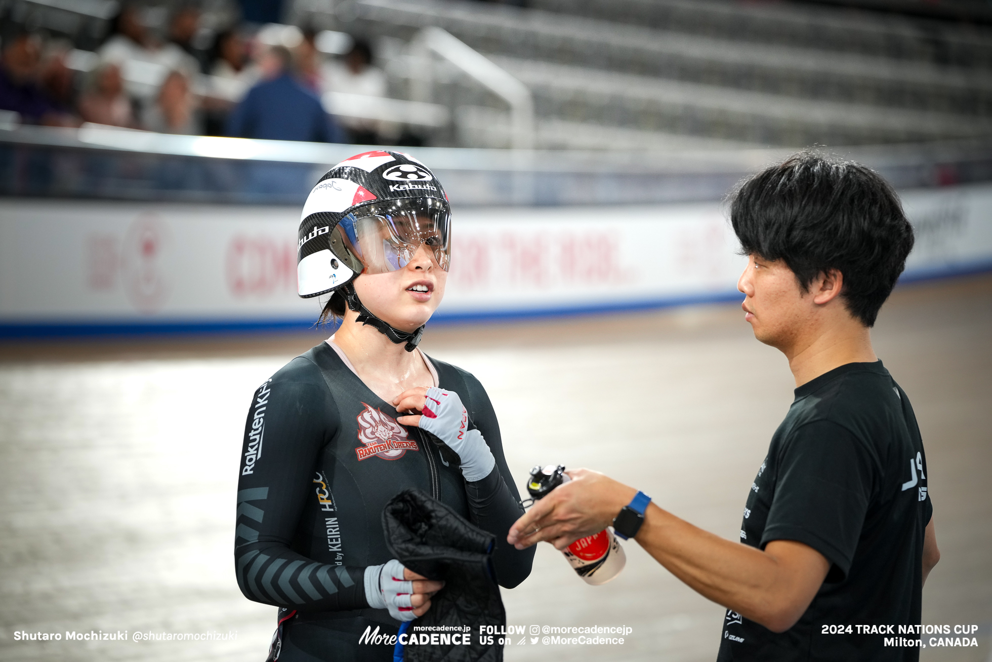 内野艶和, UCHINO Tsuyaka, 井上純爾, JPN, 女子オムニアム ポイントレース, WOMEN'S Omnium Points Race, 2024トラックネーションズカップ ミルトン, 2024 UCI TRACK NATIONS CUP Milton, Canada