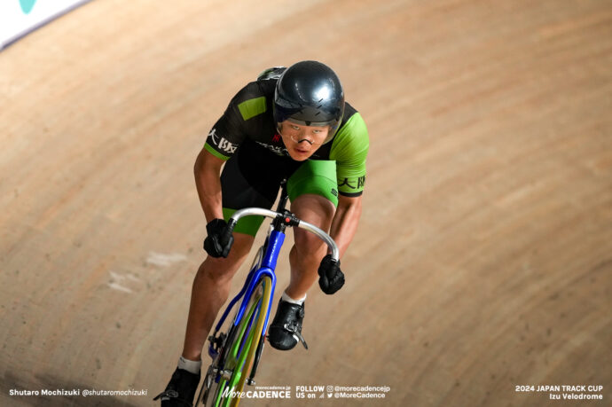 山崎颯大, YAMAZAKI Sota, 初芝立命館高校, 男子ジュニアスプリント 予選, MEN'S Junior Sprint Qualification 200mFTT, 2024ジャパントラックカップ II, 伊豆ベロドローム, 2024 Japan Track Cup II, Izu Velodrome, Japan