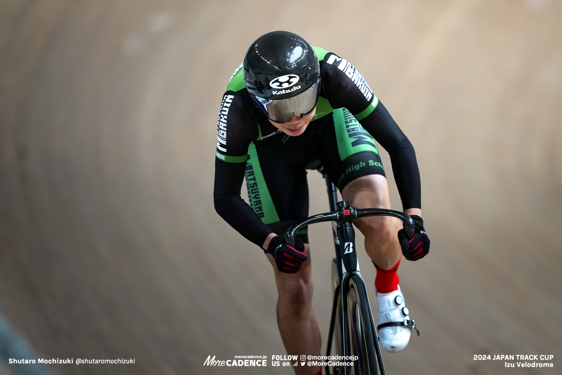 河上駿太, KAWAKAMI Shunta, 松山学院高校, 男子ジュニアスプリント 予選, MEN'S Junior Sprint Qualification 200mFTT, 2024ジャパントラックカップ II, 伊豆ベロドローム, 2024 Japan Track Cup II, Izu Velodrome, Japan