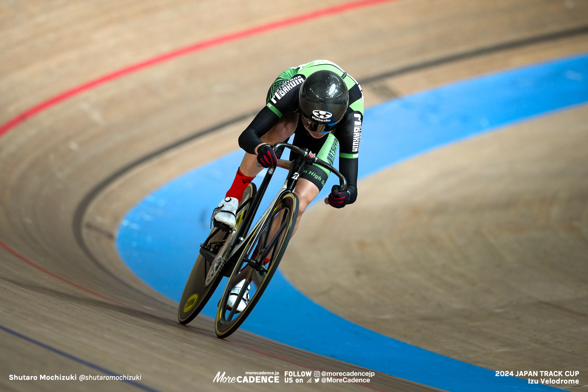 河上駿太, KAWAKAMI Shunta, 松山学院高校, 男子ジュニアスプリント 予選, MEN'S Junior Sprint Qualification 200mFTT, 2024ジャパントラックカップ II, 伊豆ベロドローム, 2024 Japan Track Cup II, Izu Velodrome, Japan