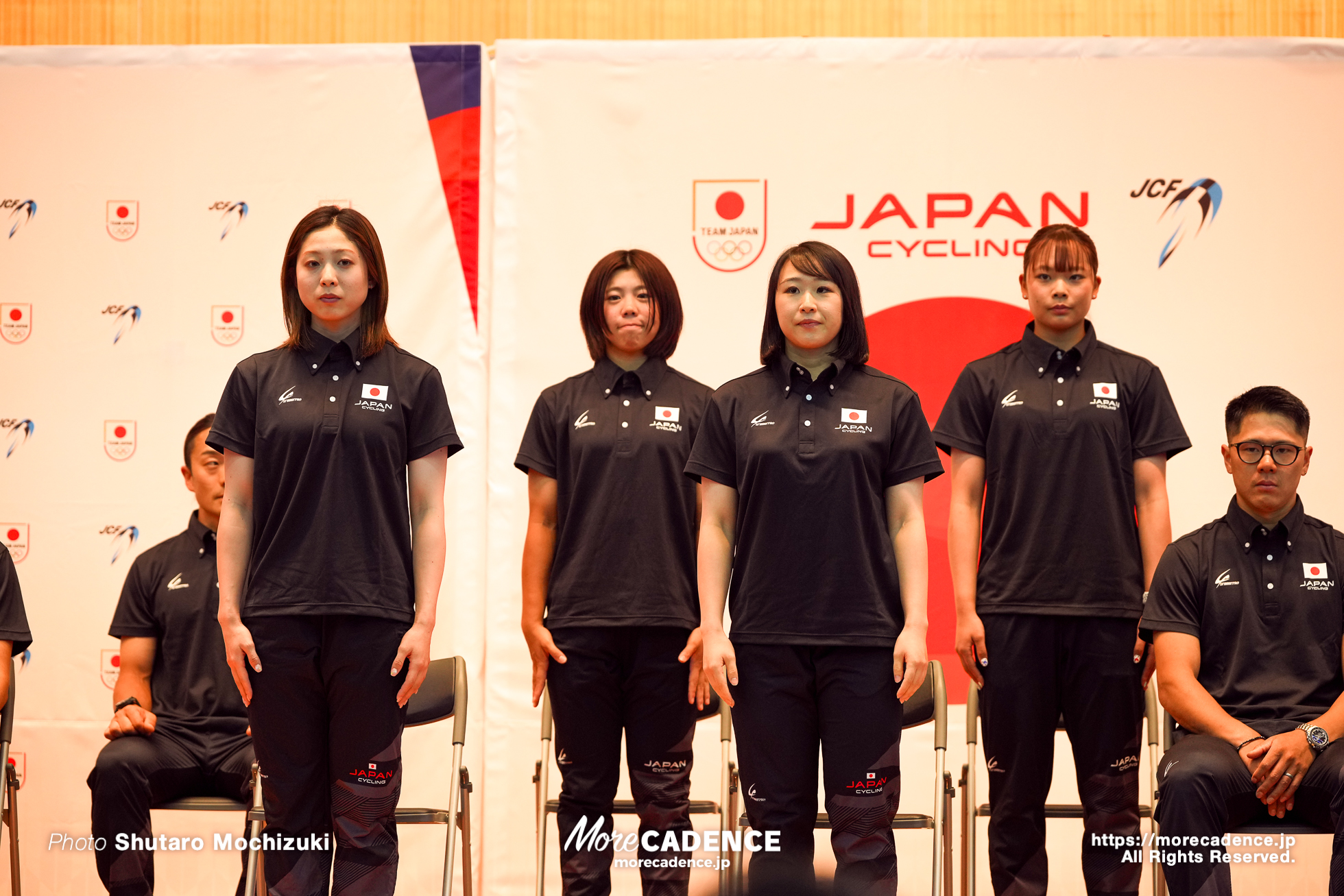 内野艶和, 垣田真穂, 梶原悠未, 池田瑞紀, 2024パリオリンピック 自転車トラック競技日本代表候補選手発表記者会見