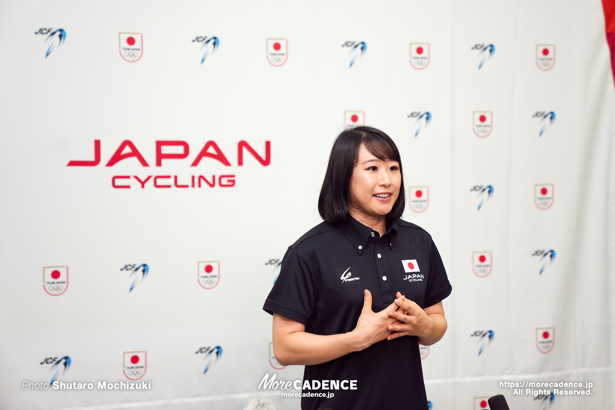 梶原悠未, 2024パリオリンピック 自転車トラック競技日本代表候補選手発表記者会見