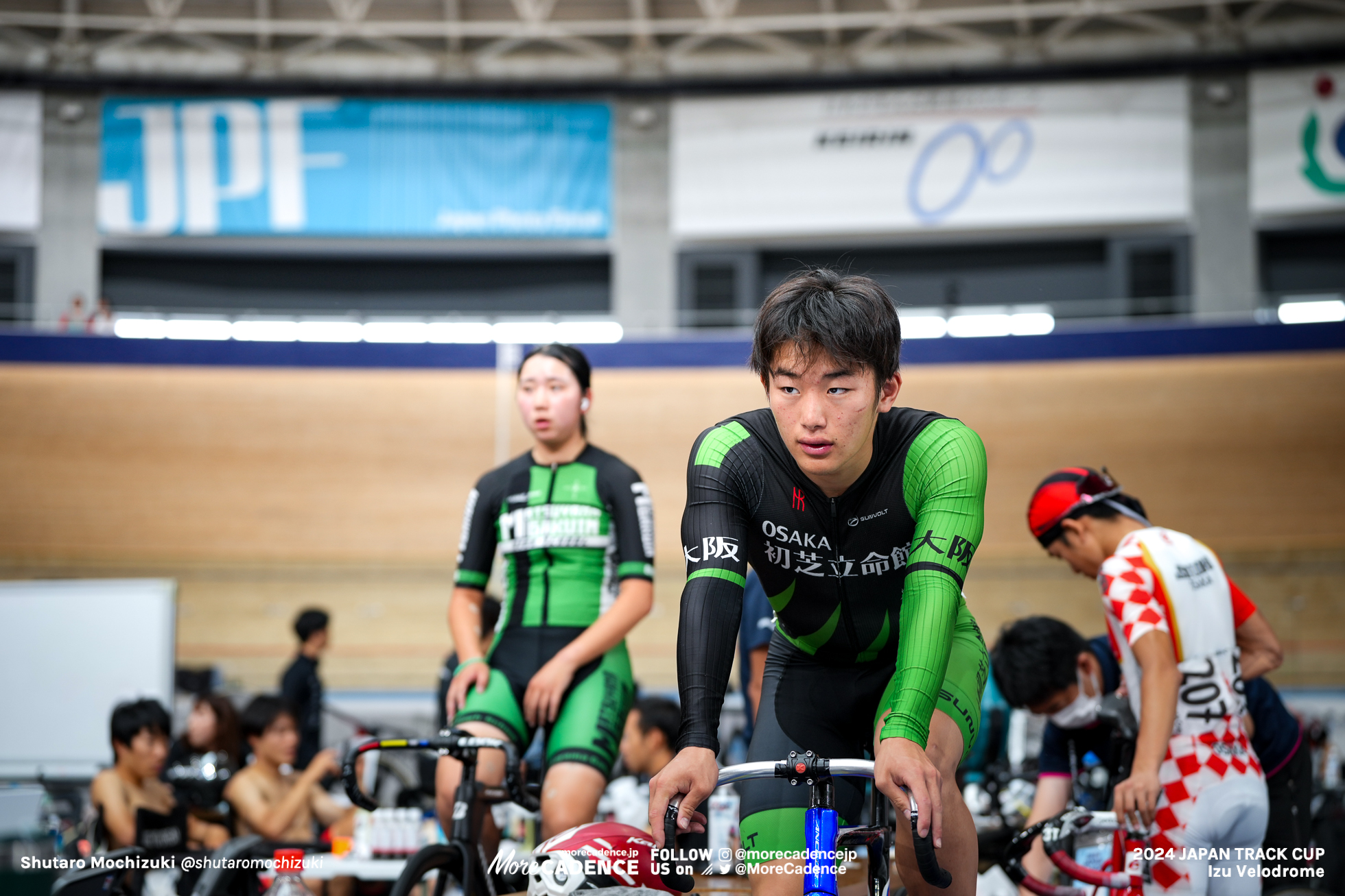 山崎颯大, YAMAZAKI Sota, 初芝立命館高校, 男子ジュニアスプリント, MEN'S Junior Sprint, 2024ジャパントラックカップ II, 伊豆ベロドローム, 2024 Japan Track Cup II, Izu Velodrome, Japan