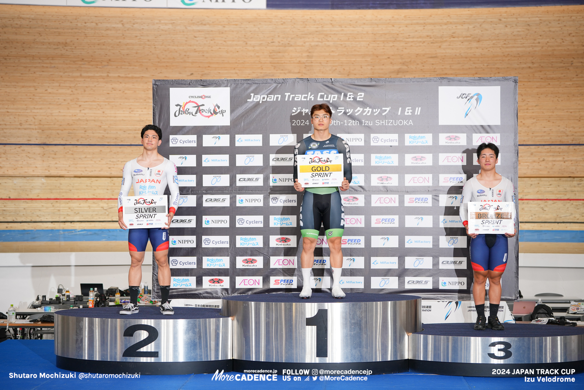 チェ・テホ, CHOI Taeho, KOR, 高橋奏多, TAKAHASHI Kanata, JPN, 丸山留依, MARUYAMA Rui, JPN, 男子ジュニアスプリント, MEN'S Junior Sprint, 2024ジャパントラックカップ II, 伊豆ベロドローム, 2024 Japan Track Cup II, Izu Velodrome, Japan