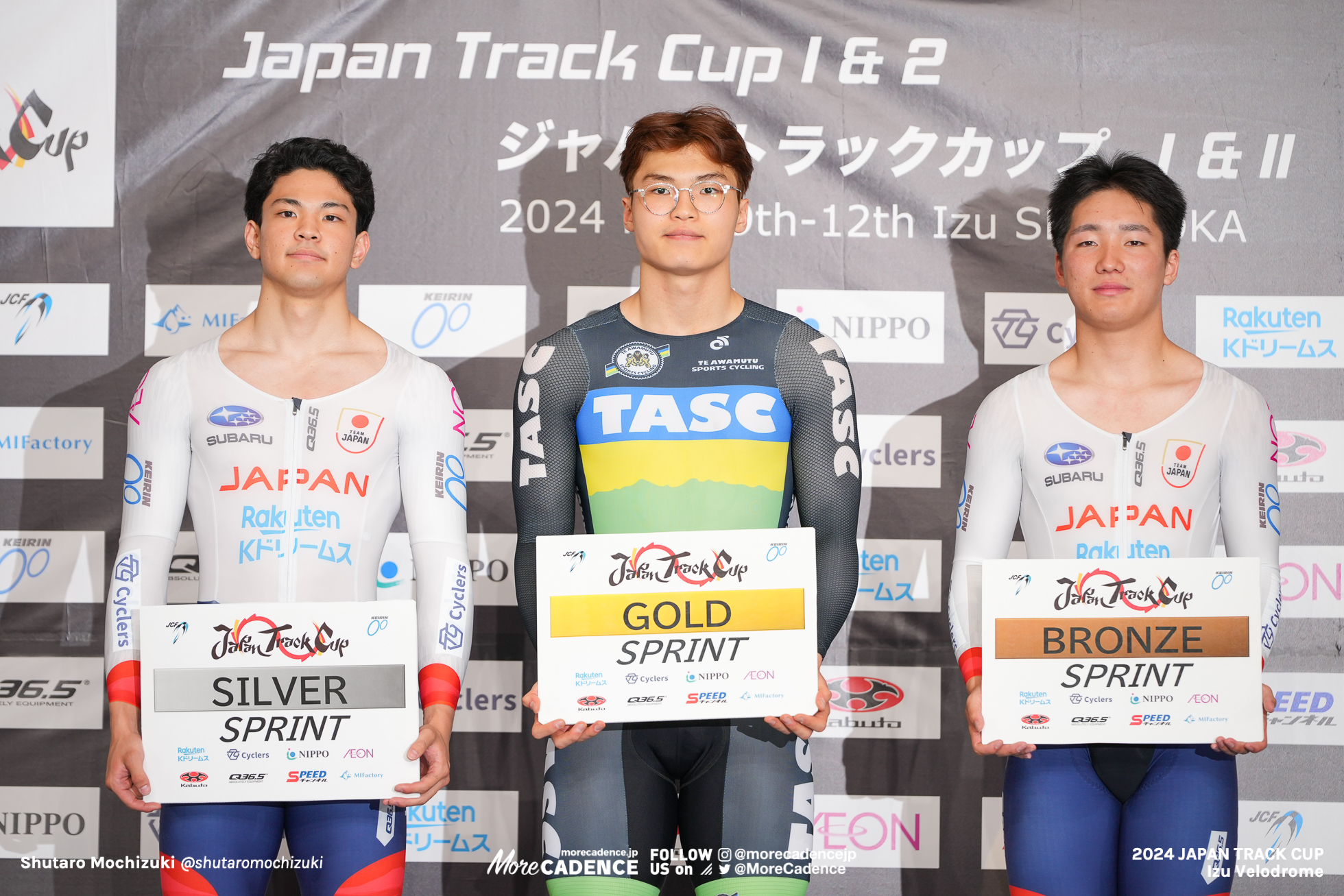 チェ・テホ, CHOI Taeho, KOR, 高橋奏多, TAKAHASHI Kanata, JPN, 丸山留依, MARUYAMA Rui, JPN, 男子ジュニアスプリント, MEN'S Junior Sprint, 2024ジャパントラックカップ II, 伊豆ベロドローム, 2024 Japan Track Cup II, Izu Velodrome, Japan