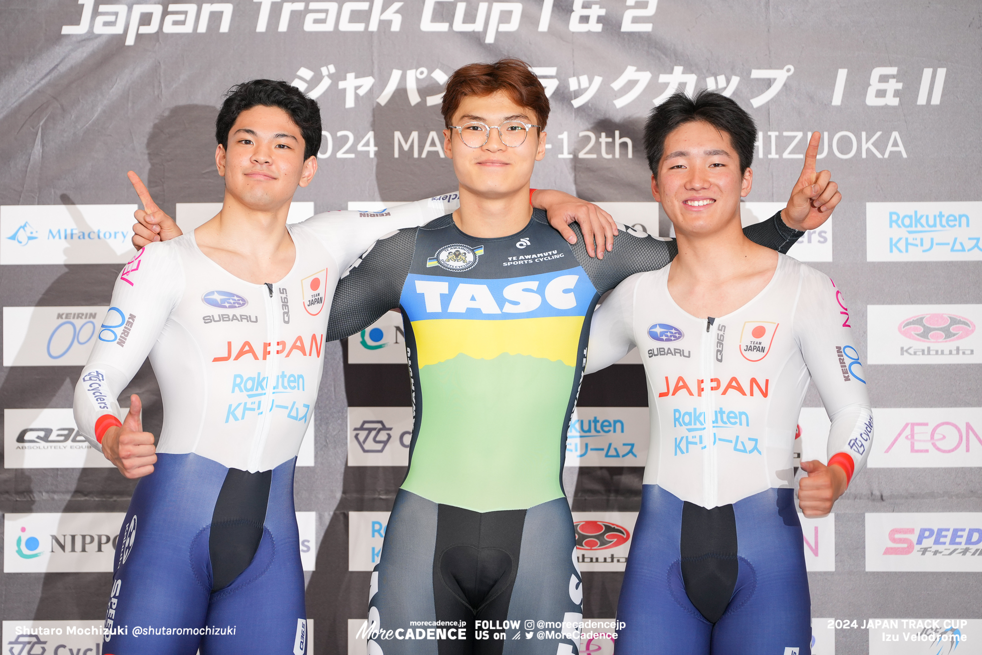 チェ・テホ, CHOI Taeho, KOR, 高橋奏多, TAKAHASHI Kanata, JPN, 丸山留依, MARUYAMA Rui, JPN, 男子ジュニアスプリント, MEN'S Junior Sprint, 2024ジャパントラックカップ II, 伊豆ベロドローム, 2024 Japan Track Cup II, Izu Velodrome, Japan