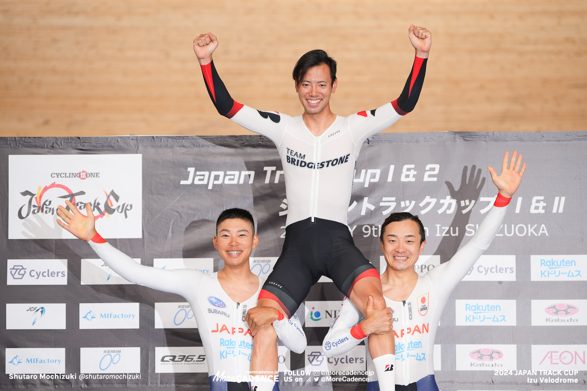 山本哲央, YAMAMOTO Tetsuo, JPN, 今村駿介, IMAMURA Shunsuke, JPN, 窪木一茂, KUBOKI Kazushige, JPN, 男子ポイントレース, MEN'S Points Race, 2024ジャパントラックカップ II, 伊豆ベロドローム, 2024 Japan Track Cup II, Izu Velodrome, Japan