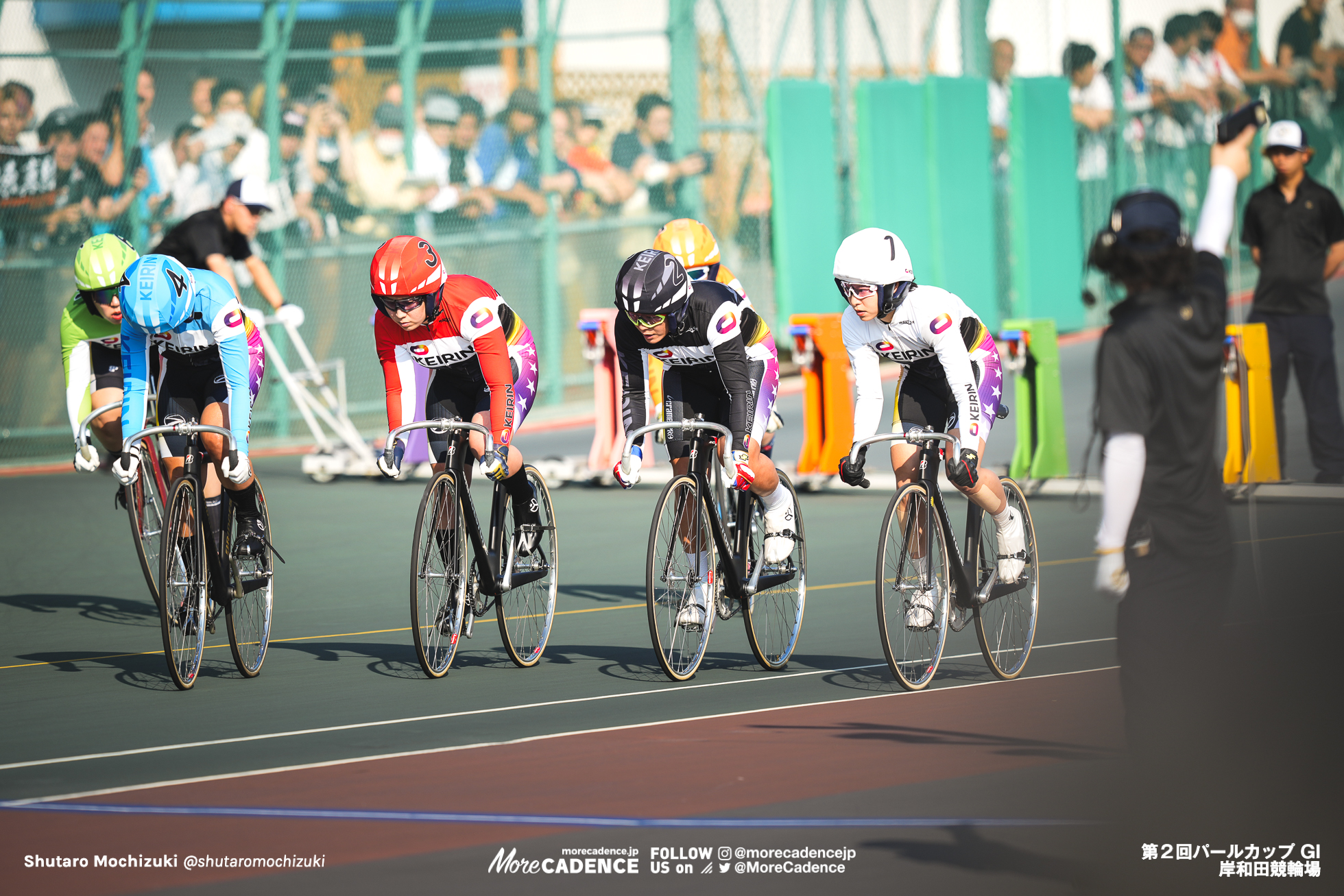 當銘直美, 奥井迪, 柳原真緒, 吉村早耶香, 決勝12R, パールカップ（G1）, 岸和田競輪場