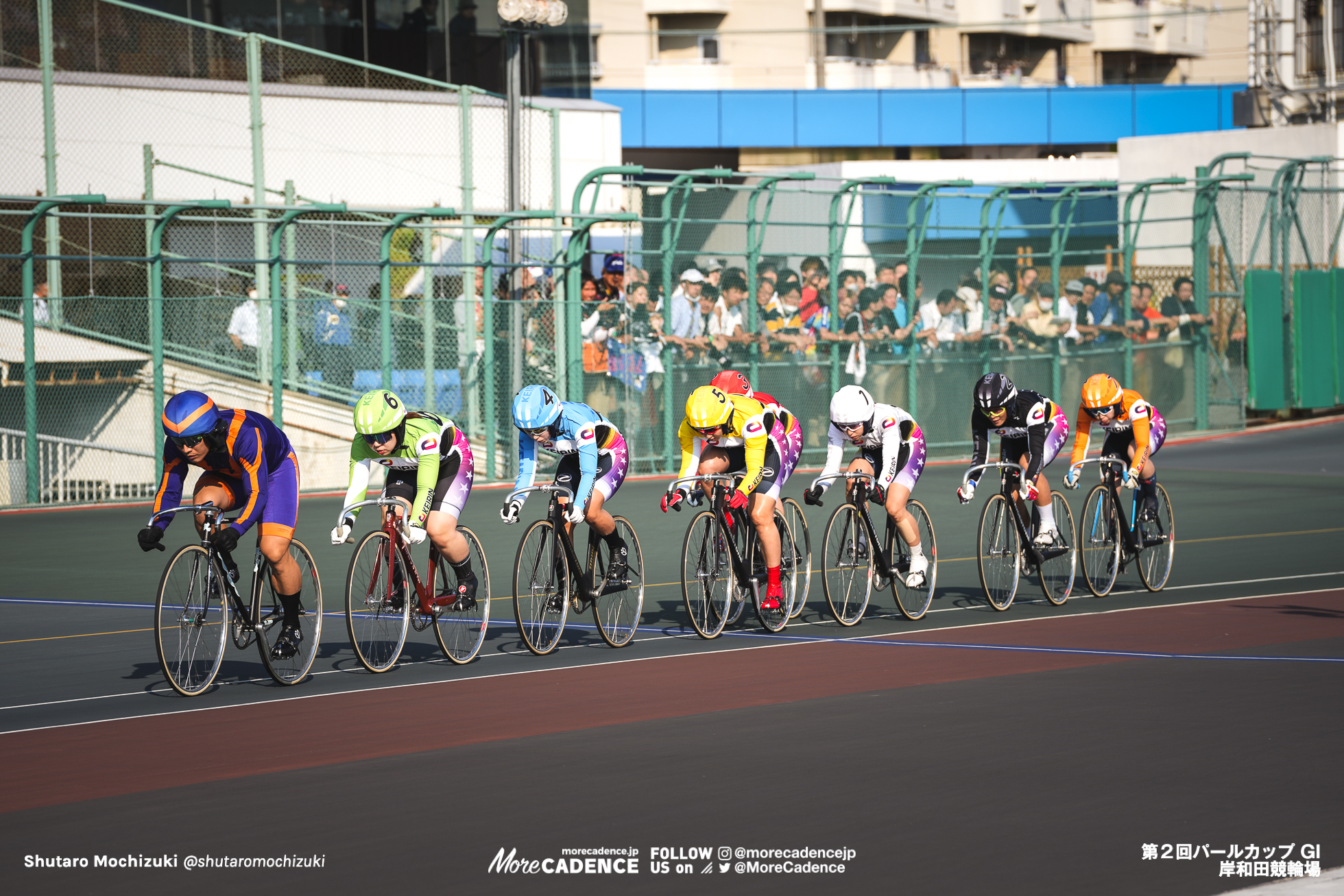 山原さくら, 吉村早耶香, 尾崎睦, 當銘直美, 柳原真緒, 決勝12R, パールカップ（G1）, 岸和田競輪場