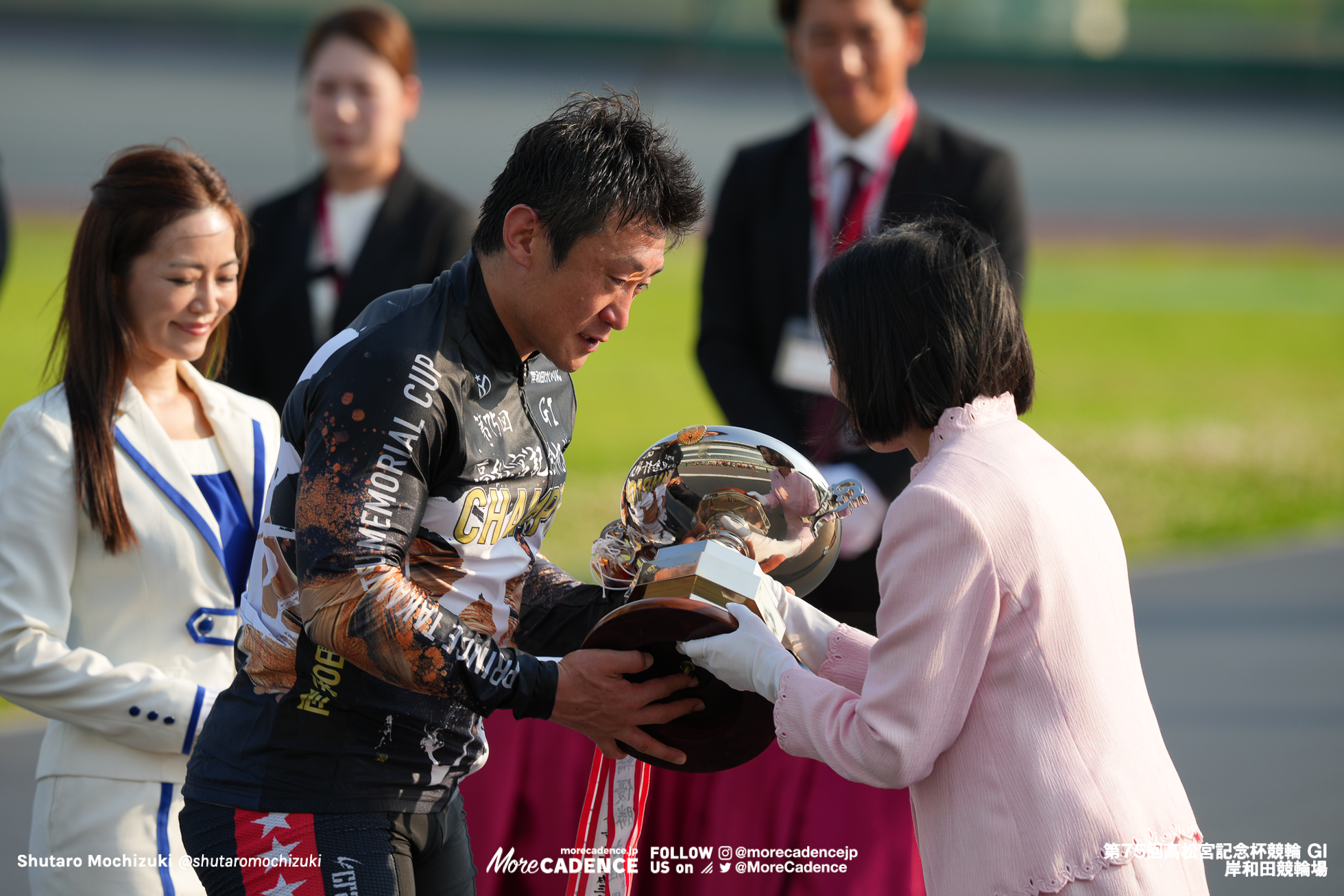 北井佑季, 表彰式, 高松宮記念杯競輪（G1）, 岸和田競輪場