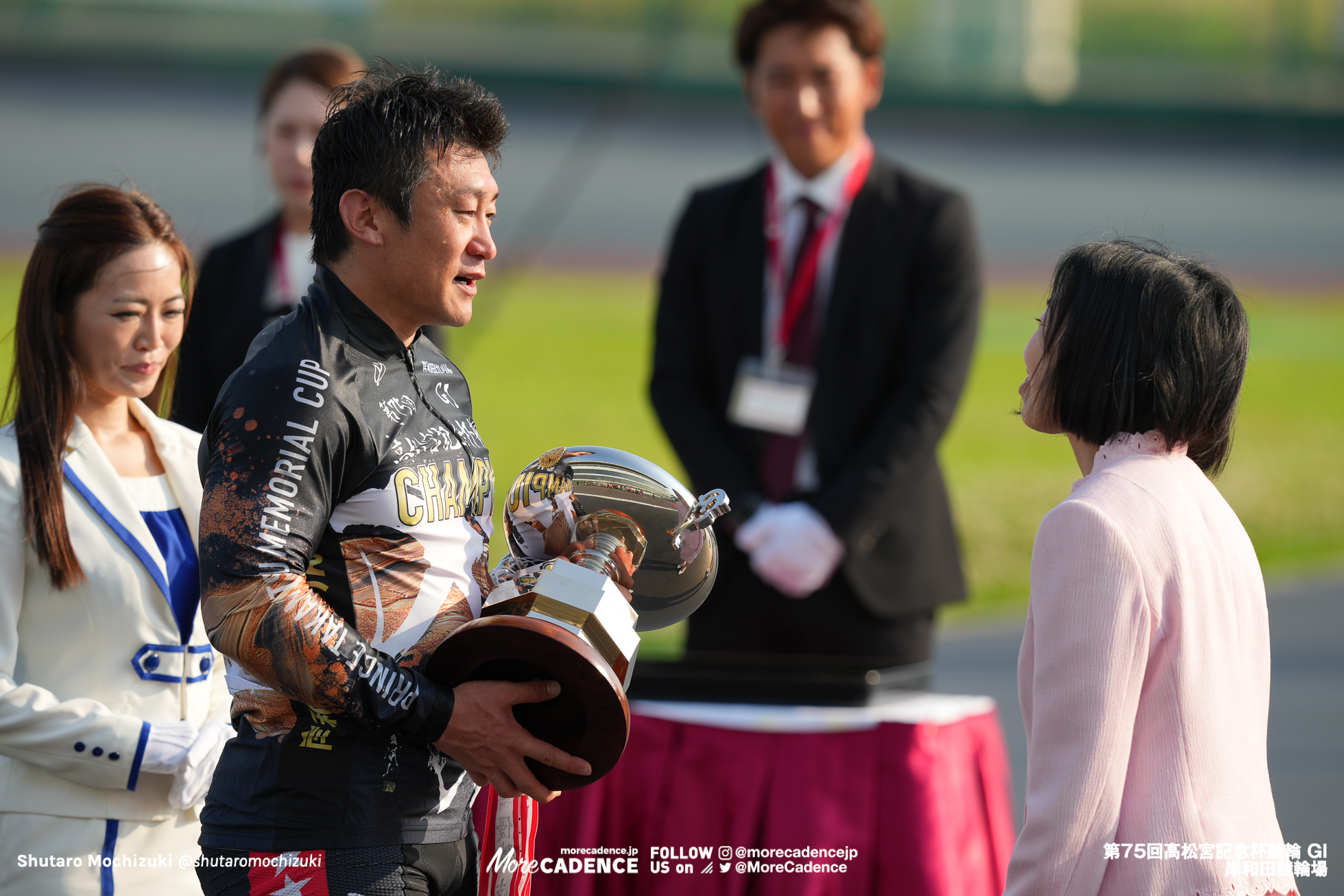 北井佑季, 表彰式, 高松宮記念杯競輪（G1）, 岸和田競輪場