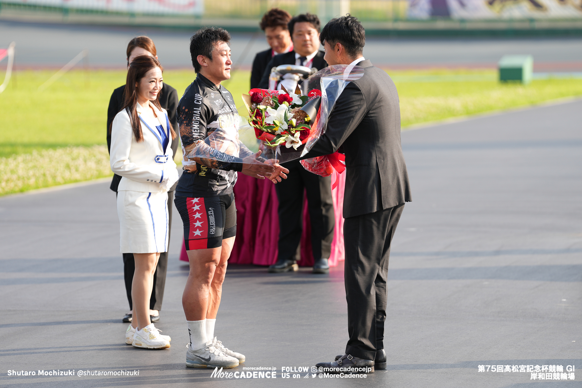 北井佑季, 表彰式, 高松宮記念杯競輪（G1）, 岸和田競輪場