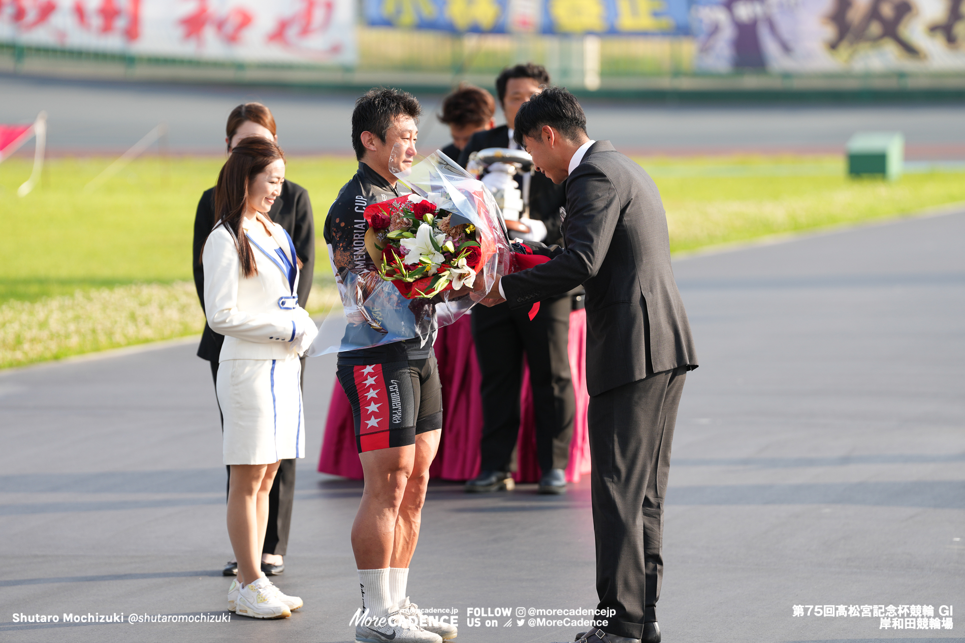 北井佑季, 表彰式, 高松宮記念杯競輪（G1）, 岸和田競輪場