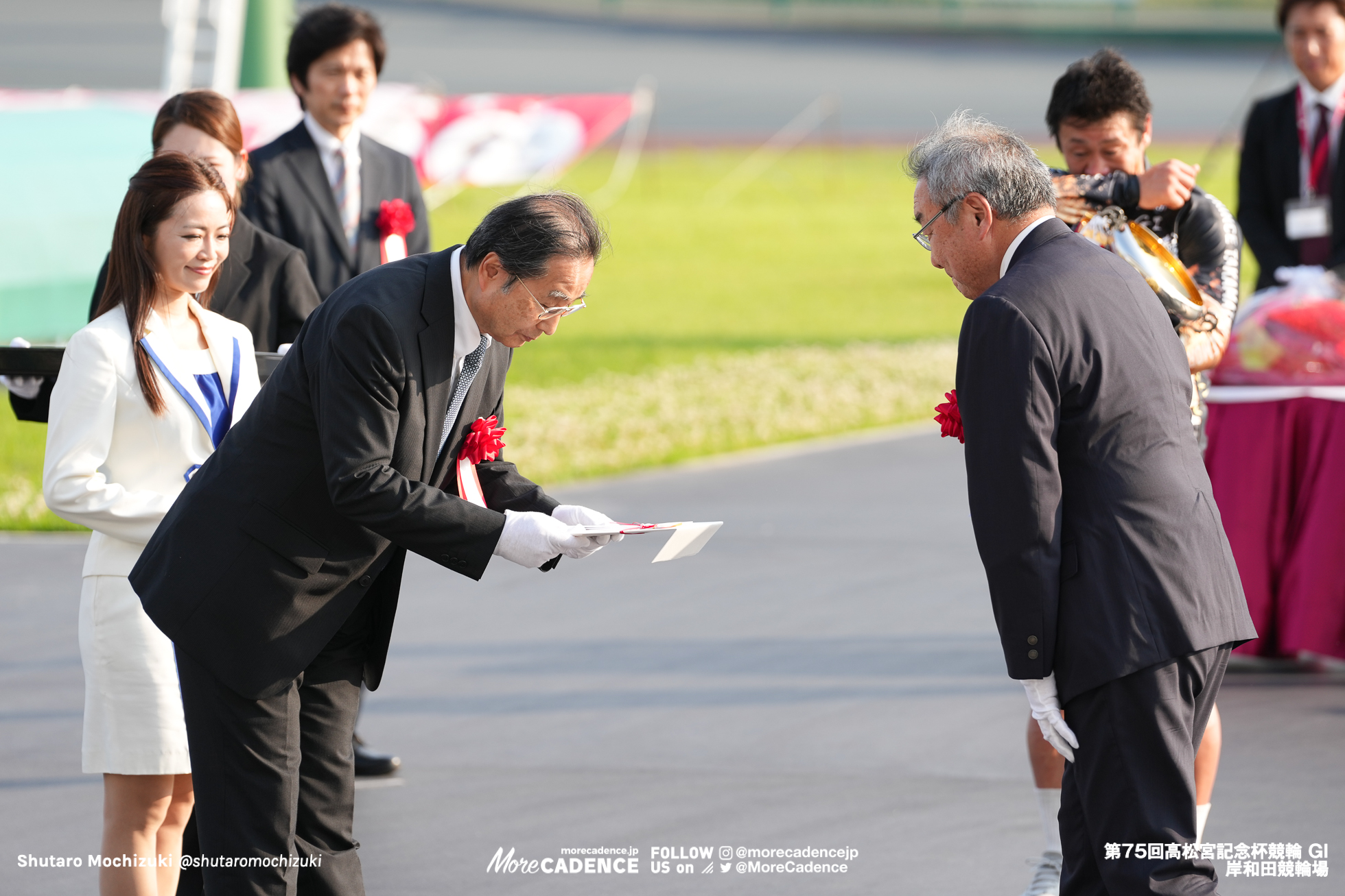 表彰式, 高松宮記念杯競輪（G1）, 岸和田競輪場