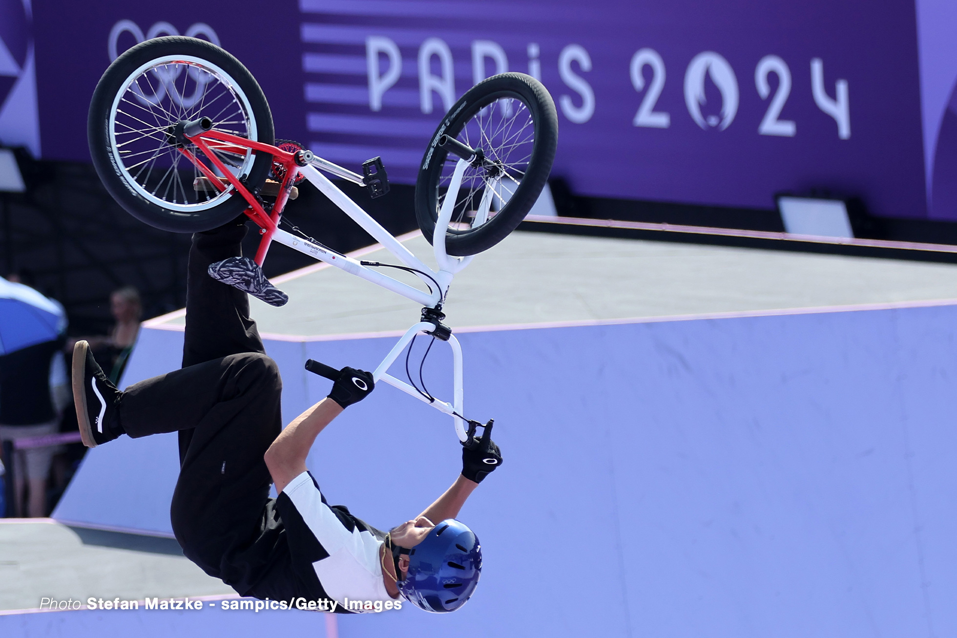 PARIS, FRANCE - JULY 30: Rimu Nakamura of Japan competes during the Men's Park Qualification on day four of the Olympic Games Paris 2024 at Place de la Concorde on July 30, 2024 in Paris, France. (Photo by Stefan Matzke - sampics/Getty Images)