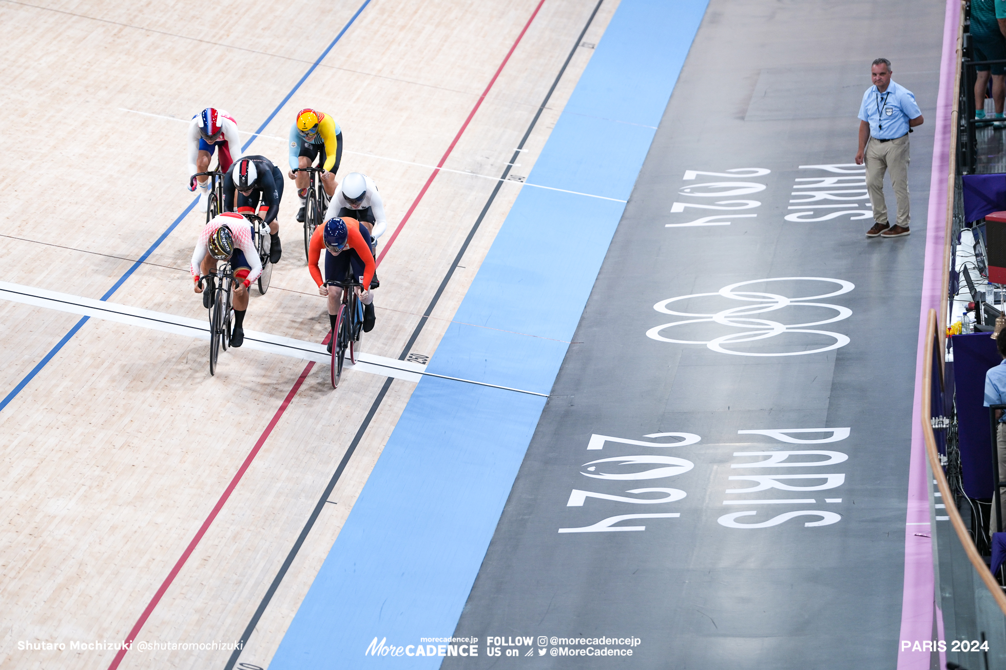 ヘッティ・ファンデヴォウ van de WOUW Hetty, NED, 太田りゆ, Japan, 準決勝, womens keirin, Olympic Games Paris 2024, Saint-Quentin-en-Yvelines Velodrome, August 08, 2024 in Paris, France