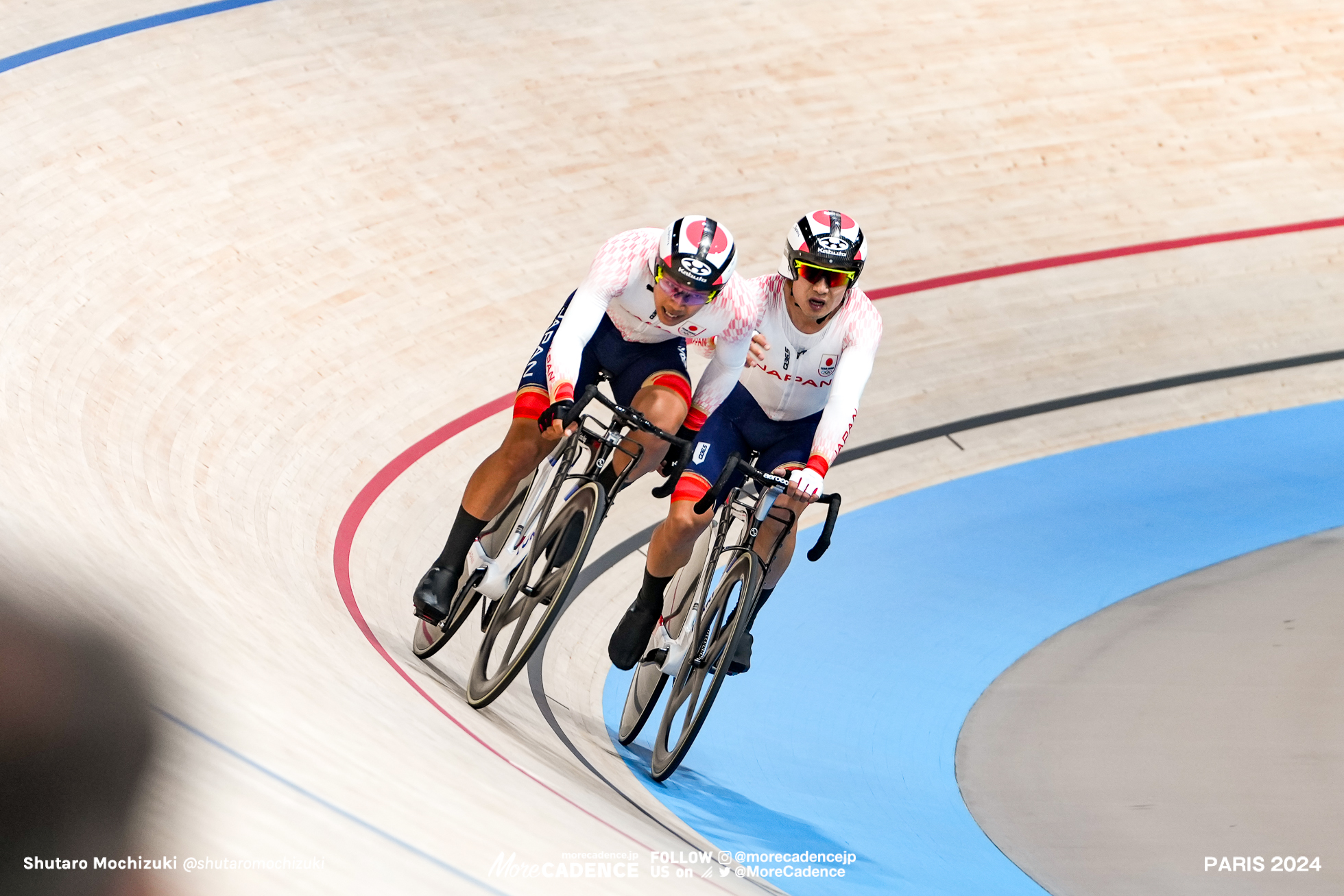 窪木一茂, 今村駿介, Japan, mens madison, Olympic Games Paris 2024, Saint-Quentin-en-Yvelines Velodrome, August 10, 2024 in Paris, France