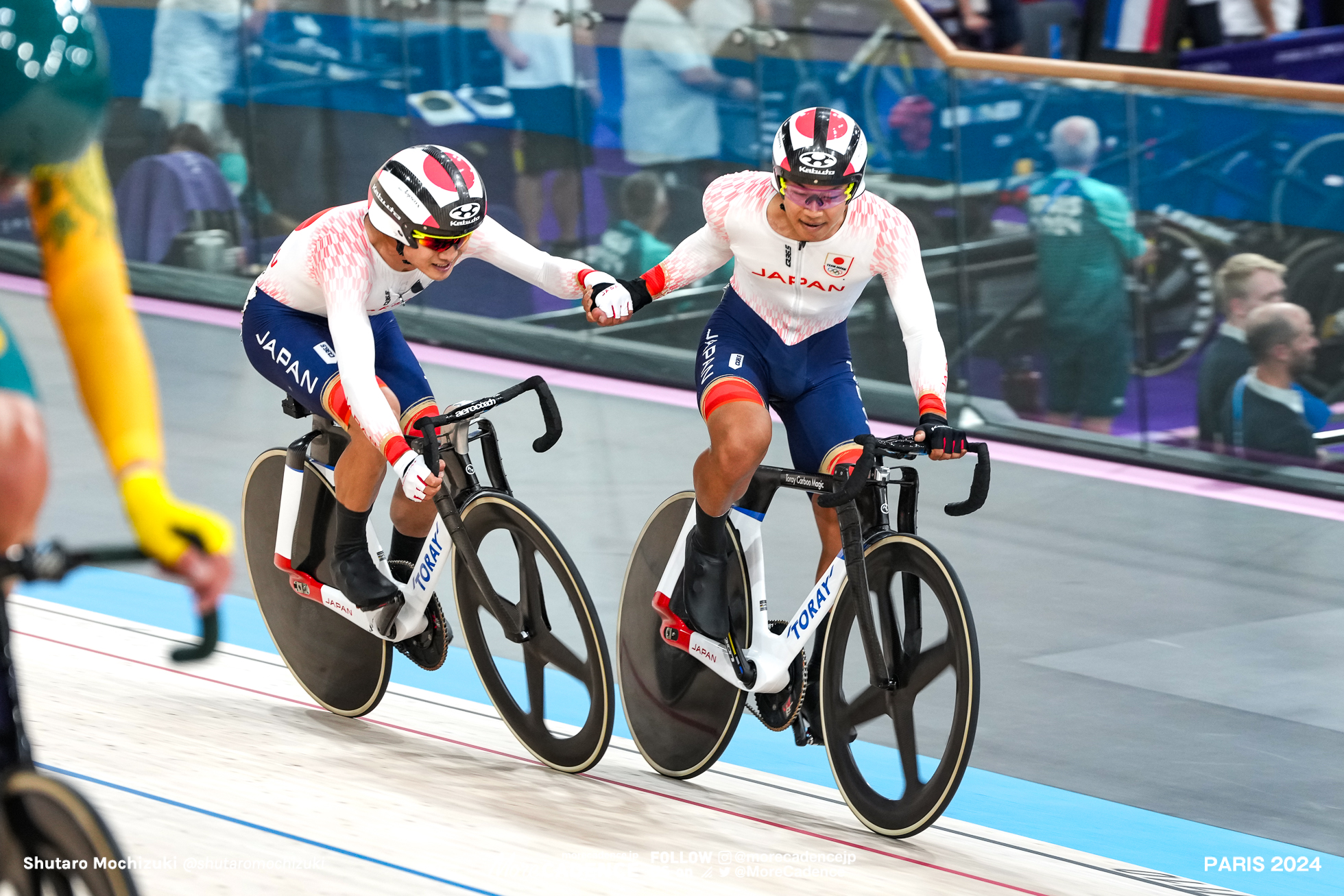 窪木一茂, 今村駿介, Japan, mens madison, Olympic Games Paris 2024, Saint-Quentin-en-Yvelines Velodrome, August 10, 2024 in Paris, France