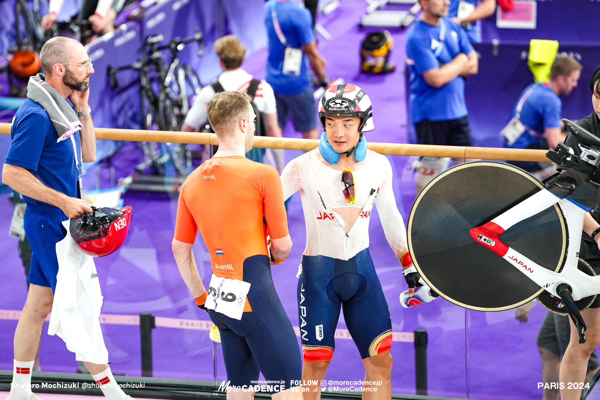 窪木一茂, Japan, mens madison, Olympic Games Paris 2024, Saint-Quentin-en-Yvelines Velodrome, August 10, 2024 in Paris, France