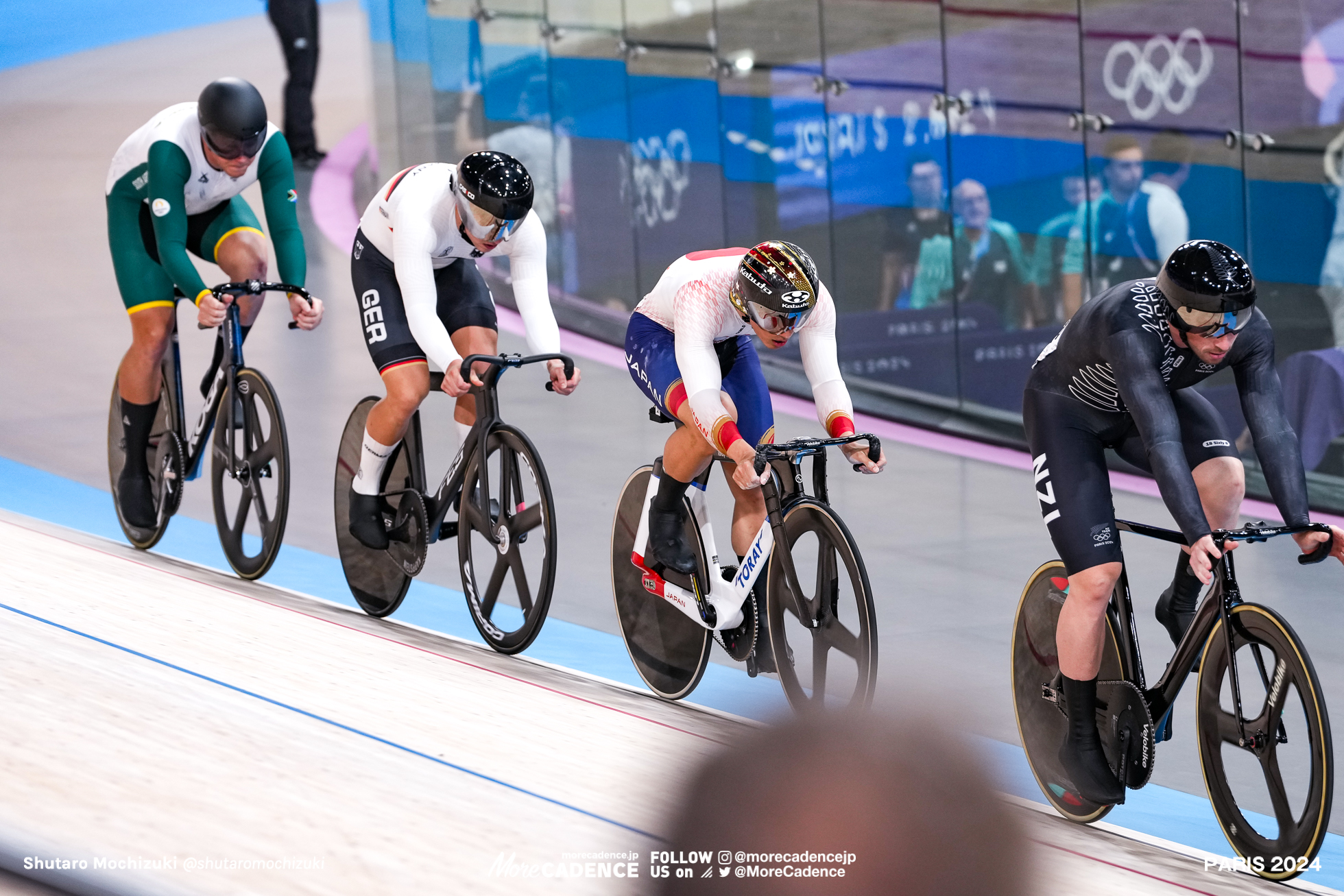 太田海也, Japan, 1回戦敗者復活戦, mens keirin, Olympic Games Paris 2024, Saint-Quentin-en-Yvelines Velodrome, August 10, 2024 in Paris, France