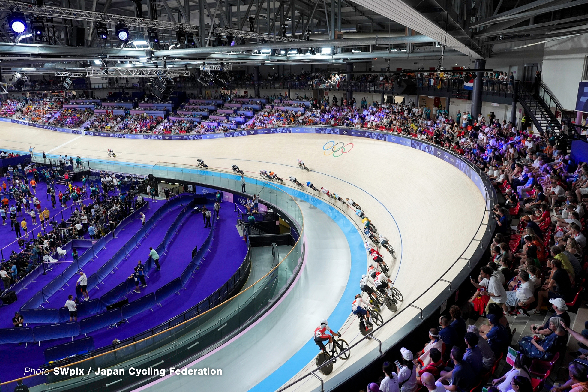 窪木一茂, Japan, mens omnium, Olympic Games Paris 2024, Saint-Quentin-en-Yvelines Velodrome, August 08, 2024 in Paris, France, SWpix / Japan Cycling Federation