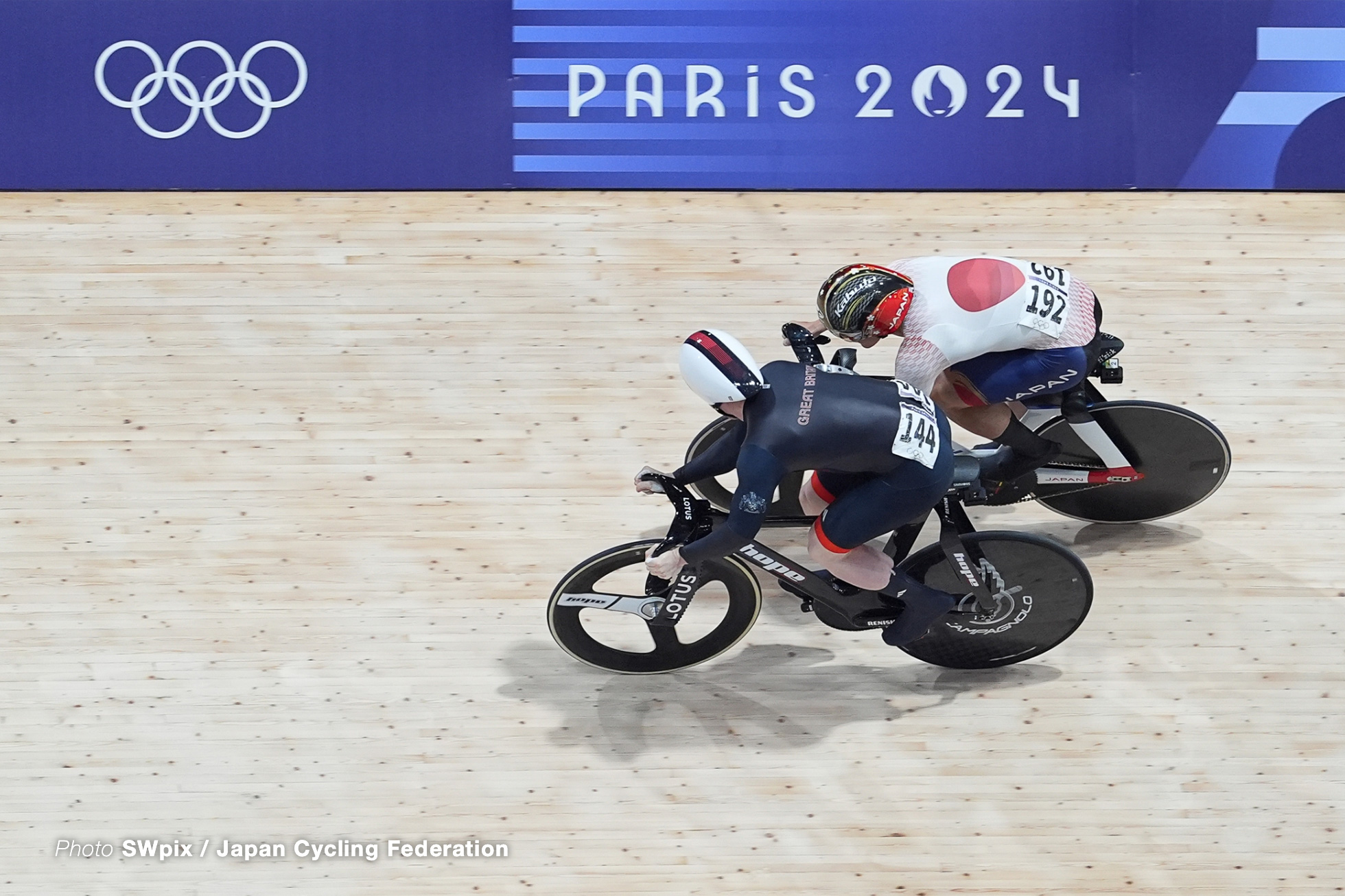 太田海也, Japan, mens sprint, Olympic Games Paris 2024, Saint-Quentin-en-Yvelines Velodrome, August 08, 2024 in Paris, France, SWpix / Japan Cycling Federation