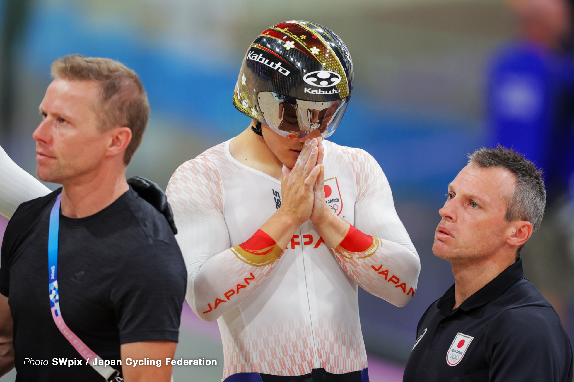 太田海也, Japan, 1回戦, mens keirin, Olympic Games Paris 2024, Saint-Quentin-en-Yvelines Velodrome, August 10, 2024 in Paris, France, SWpix / Japan Cycling Federation