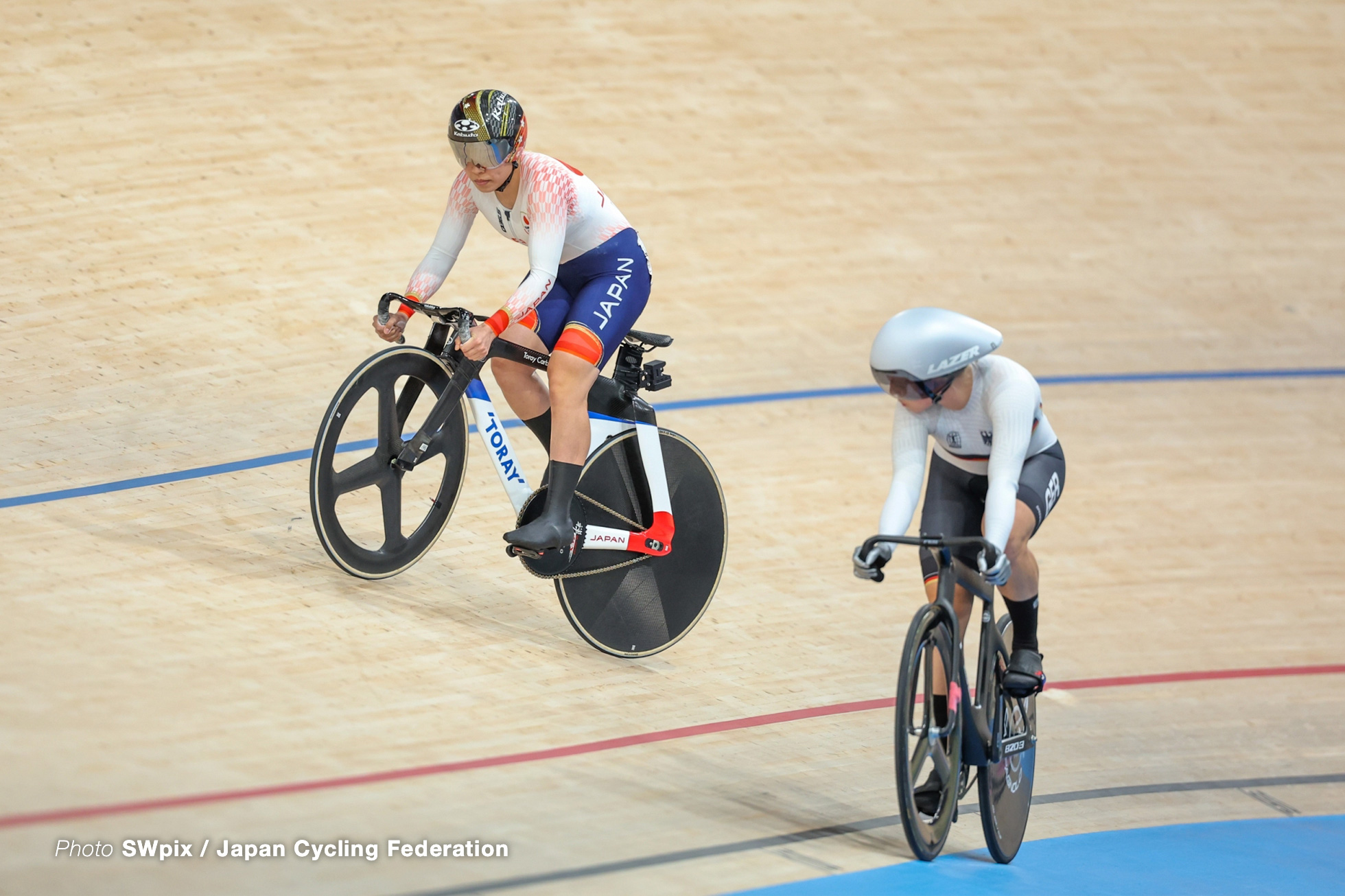 佐藤水菜, Japan, 3回戦, womens sprint, Olympic Games Paris 2024, Saint-Quentin-en-Yvelines Velodrome, August 10, 2024 in Paris, France, SWpix / Japan Cycling Federation