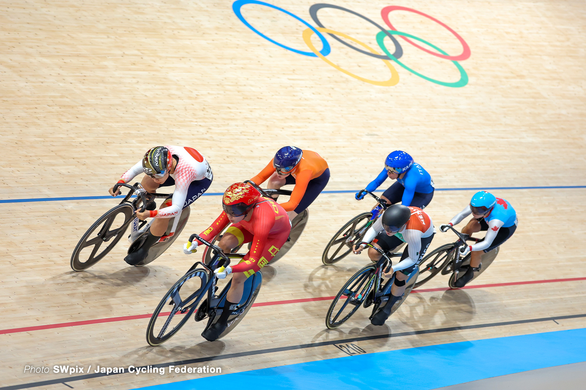 太田りゆ, Japan, 1回戦, womens keirin, Olympic Games Paris 2024, Saint-Quentin-en-Yvelines Velodrome, August 07, 2024 in Paris, France, SWpix / Japan Cycling Federation