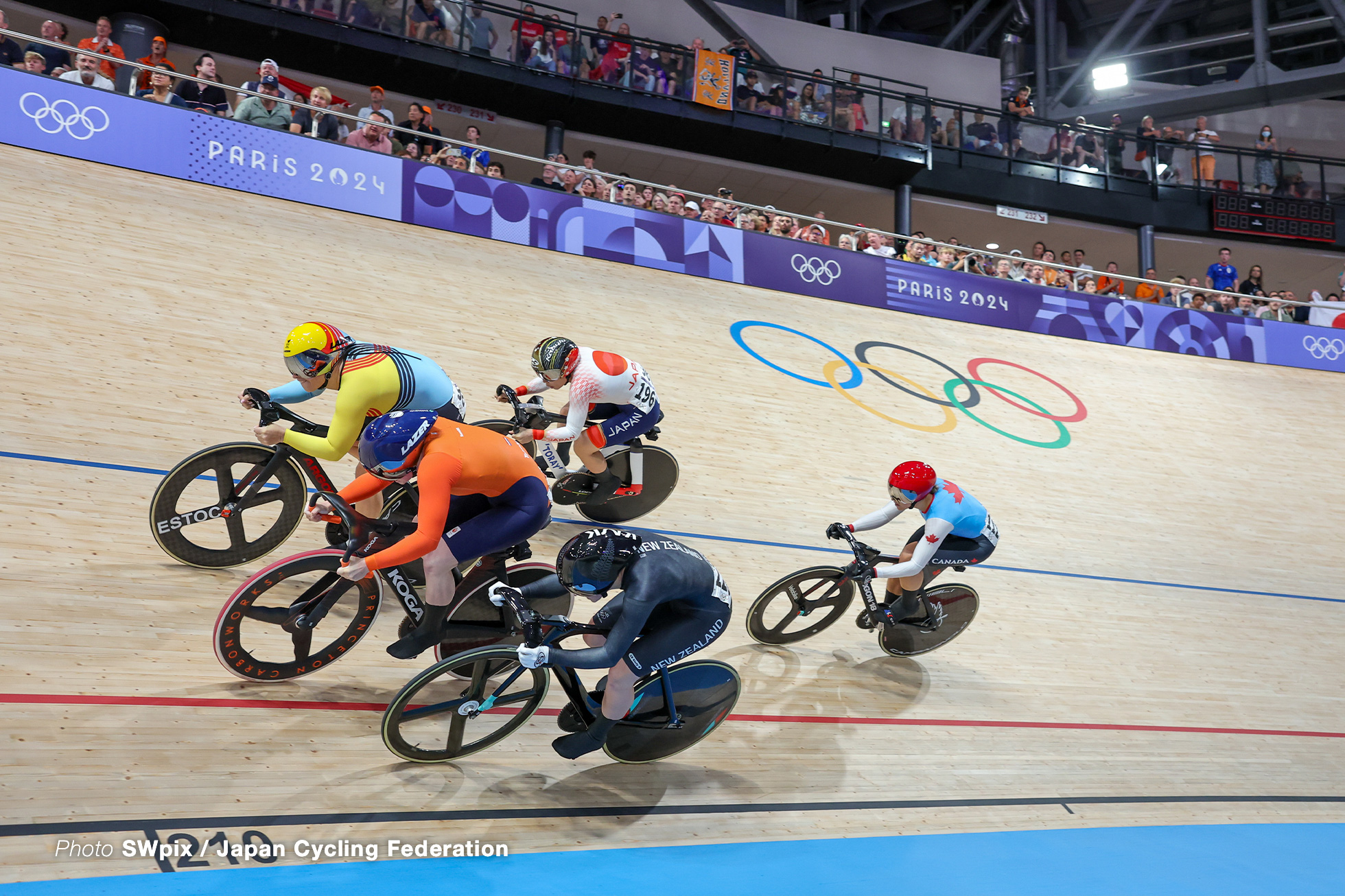 太田りゆ, Japan, 1回戦, womens keirin, Olympic Games Paris 2024, Saint-Quentin-en-Yvelines Velodrome, August 07, 2024 in Paris, France, SWpix / Japan Cycling Federation