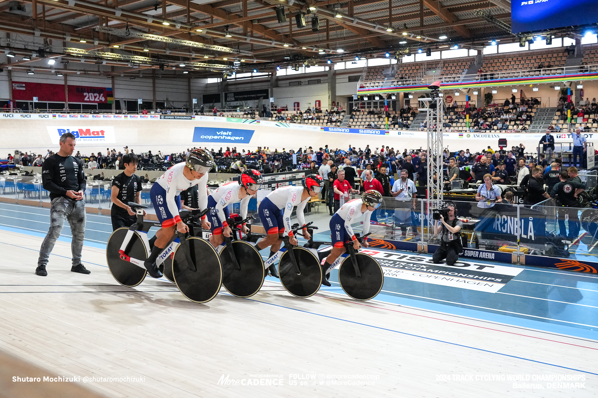 松田祥位, 河野翔輝, 兒島直樹,窪木一茂,JPN, 男子チームパシュート, Men's Team Pursuit, 2024世界選手権トラック バレラップ, 2024 UCI CYCLING WORLD CHAMPIONSHIPS TRACK