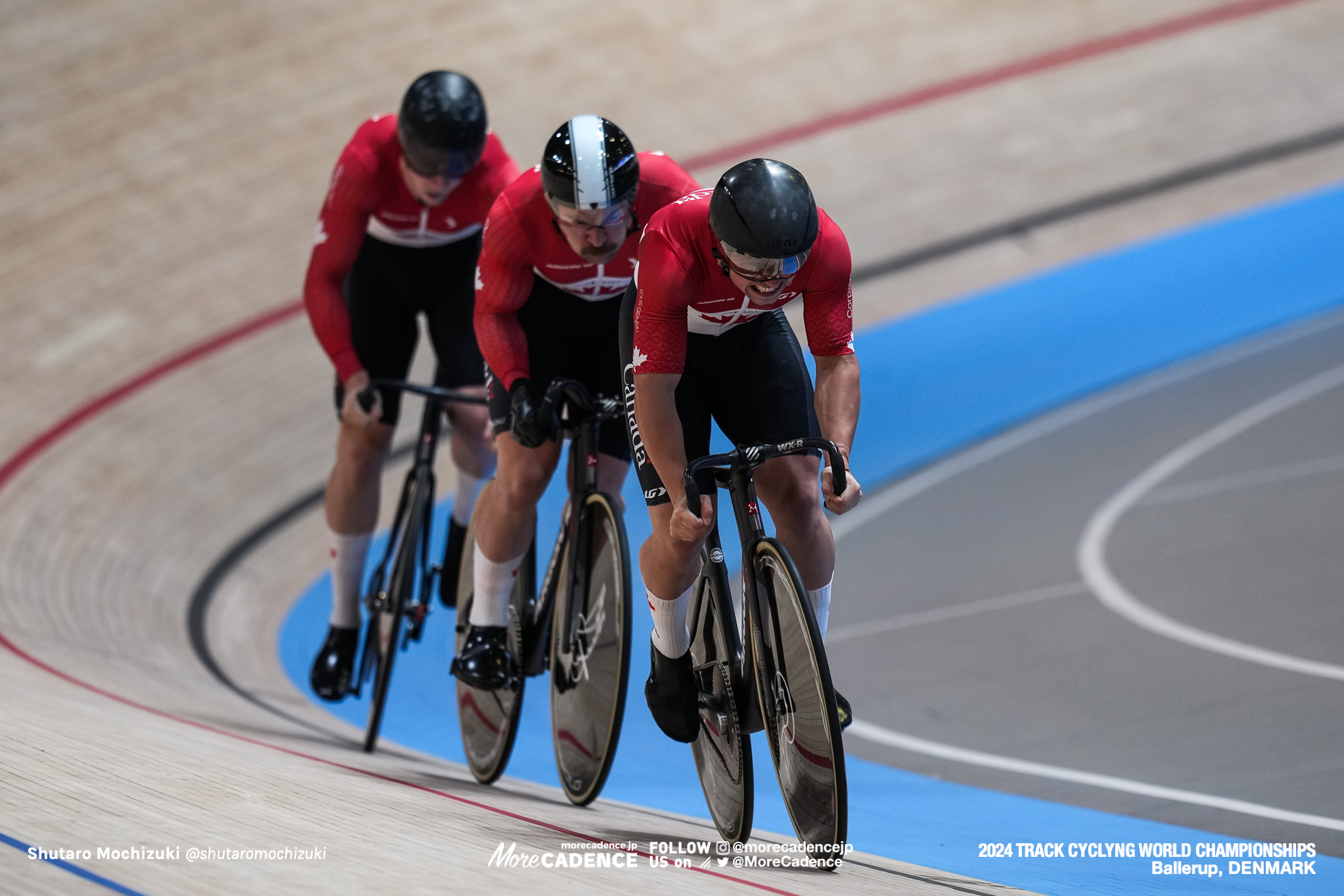 ライアン・ドディク,Ryan Dodyk,ジェームズ・ヘッジコック,James Hedgcock,タイラー・ローク,Tyler Rorke,男子チームスプリント, Men's Team Sprint, 2024世界選手権トラック バレラップ, 2024 UCI CYCLING WORLD CHAMPIONSHIPS TRACK