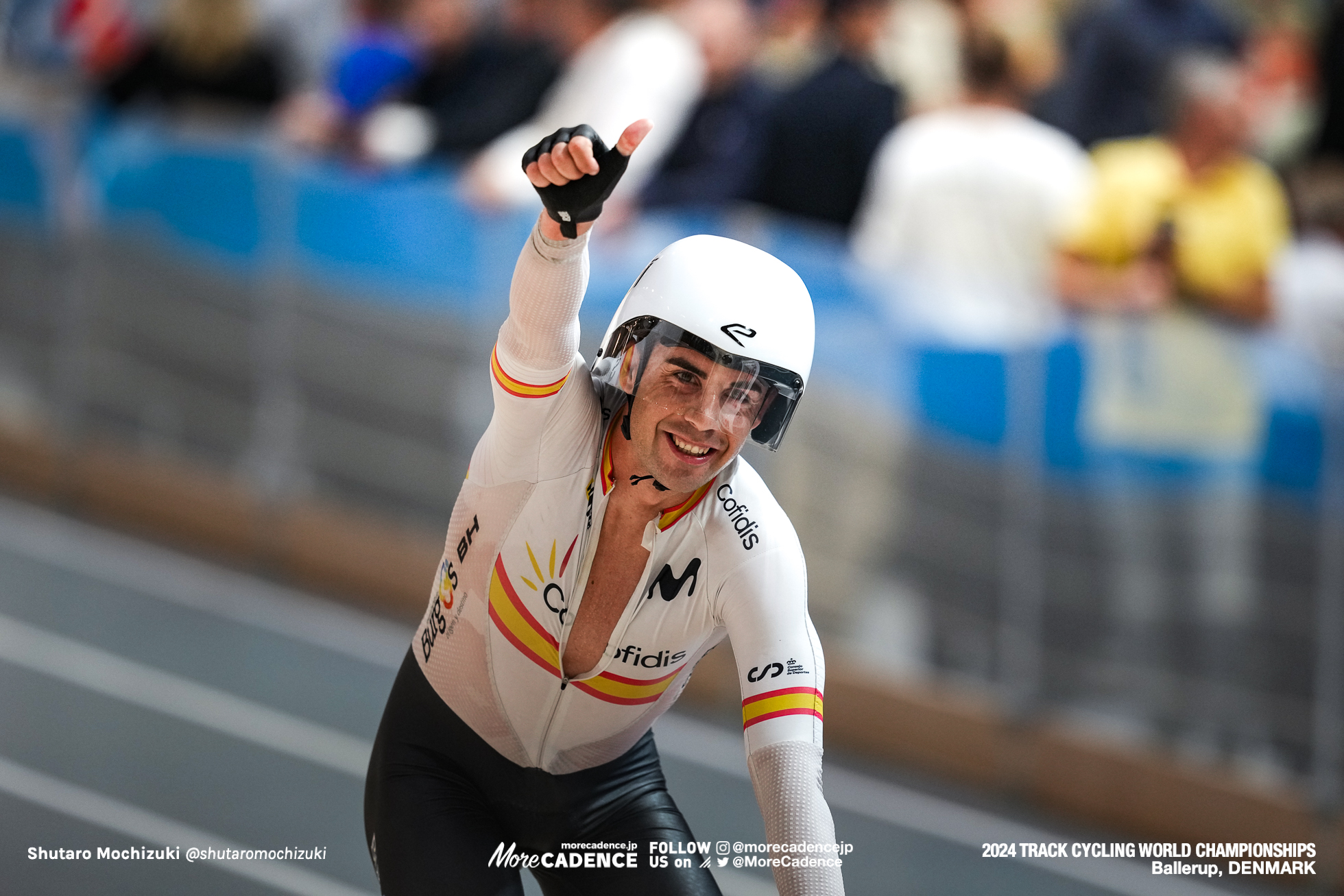 セバスチャン・モラ,Sebastian Mora Vedri,男子ポイントレース, Men's Points Race, 2024世界選手権トラック バレラップ, 2024 UCI CYCLING WORLD CHAMPIONSHIPS TRACK