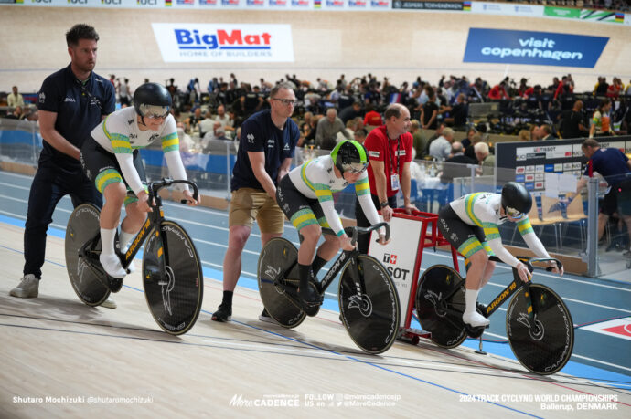 クリスティーナ・クロナン,Kristina Clonan,アレシア・マケイグ,Alessia Mccaig,モリー・マクギル,Molly McGill,女子チームスプリント, WOMEN'S Team Sprint, 2024世界選手権トラック バレラップ, 2024 UCI CYCLING WORLD CHAMPIONSHIPS TRACK