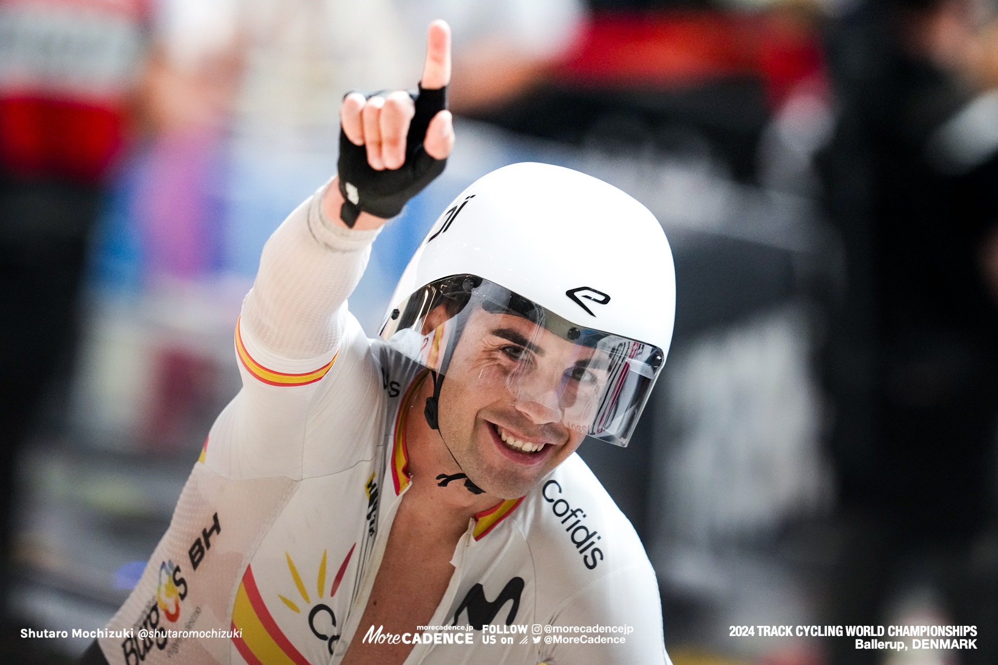 セバスチャン・モラ,Sebastian Mora Vedri,男子ポイントレース, Men's Points Race, 2024世界選手権トラック バレラップ, 2024 UCI CYCLING WORLD CHAMPIONSHIPS TRACK