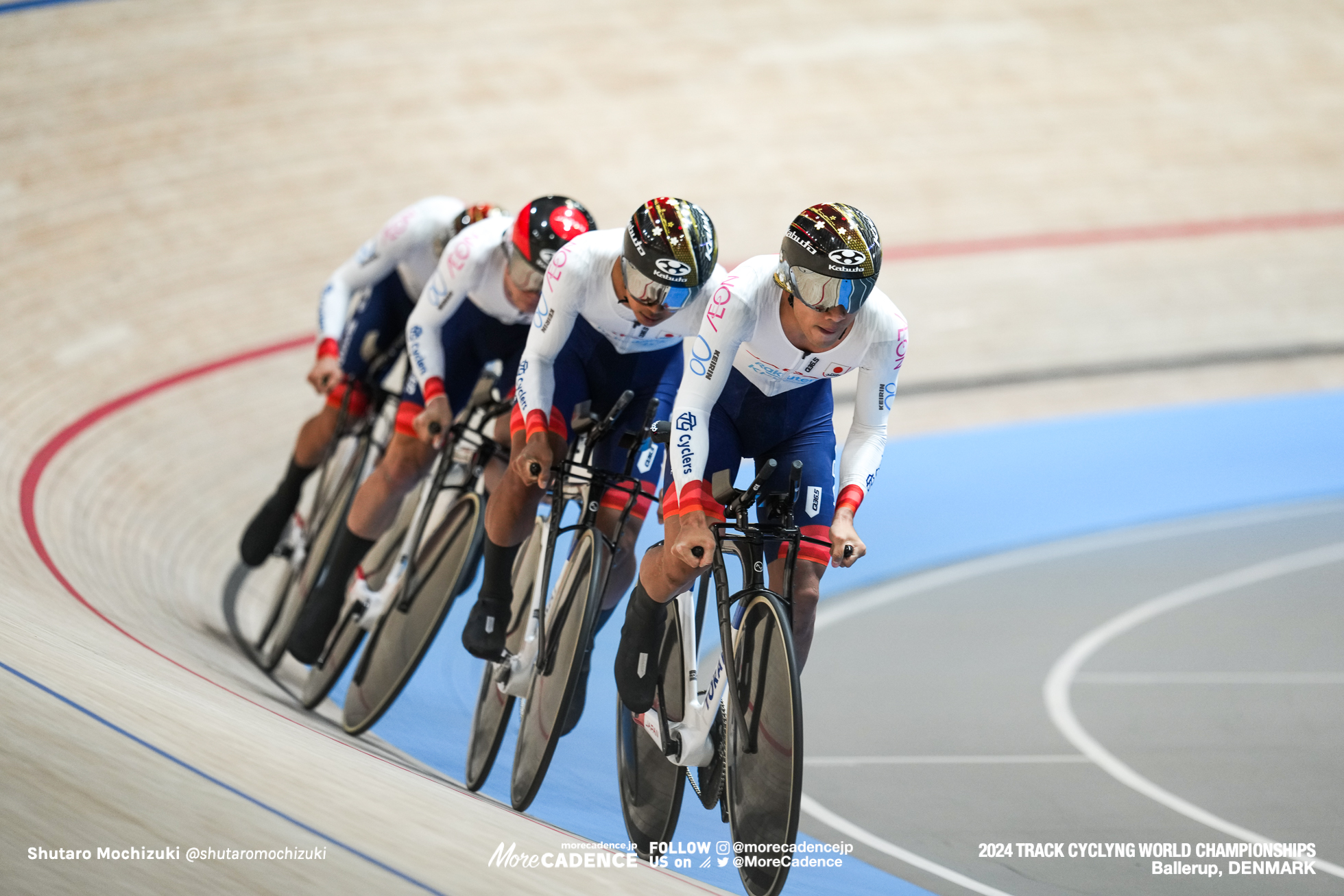 松田祥位, 今村駿介, 兒島直樹,窪木一茂,JPN, 男子チームパシュート, Men's Team Pursuit, 2024世界選手権トラック バレラップ, 2024 UCI CYCLING WORLD CHAMPIONSHIPS TRACK