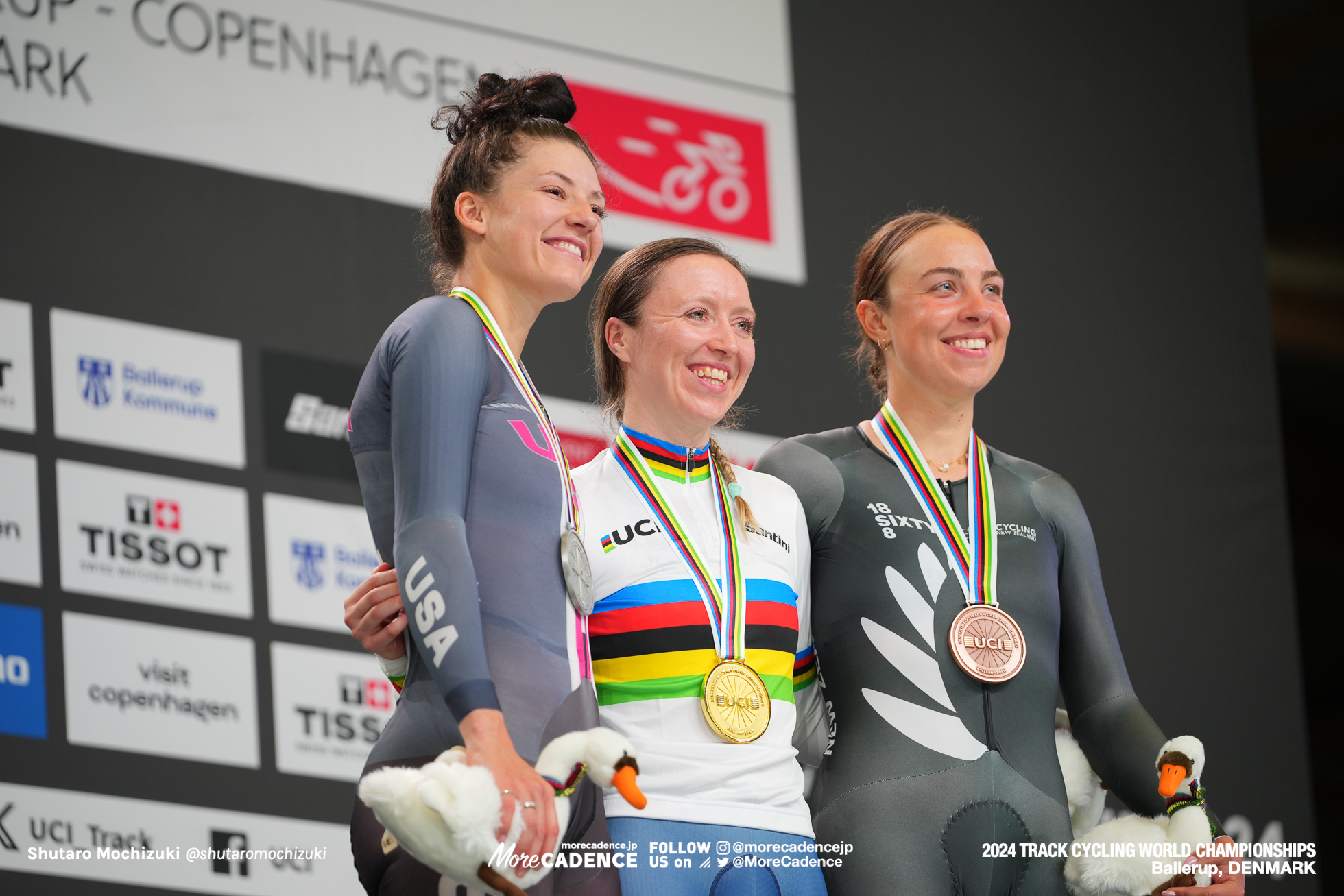 アンナ・モリス,Anna Morris,クロエ・ダイガート,Chloé Dygert,ブライオニー・ボサ,Bryony Botha,女子個人パシュート, Women's Individual Pursuit, 2024世界選手権トラック バレラップ, 2024 UCI CYCLING WORLD CHAMPIONSHIPS TRACK